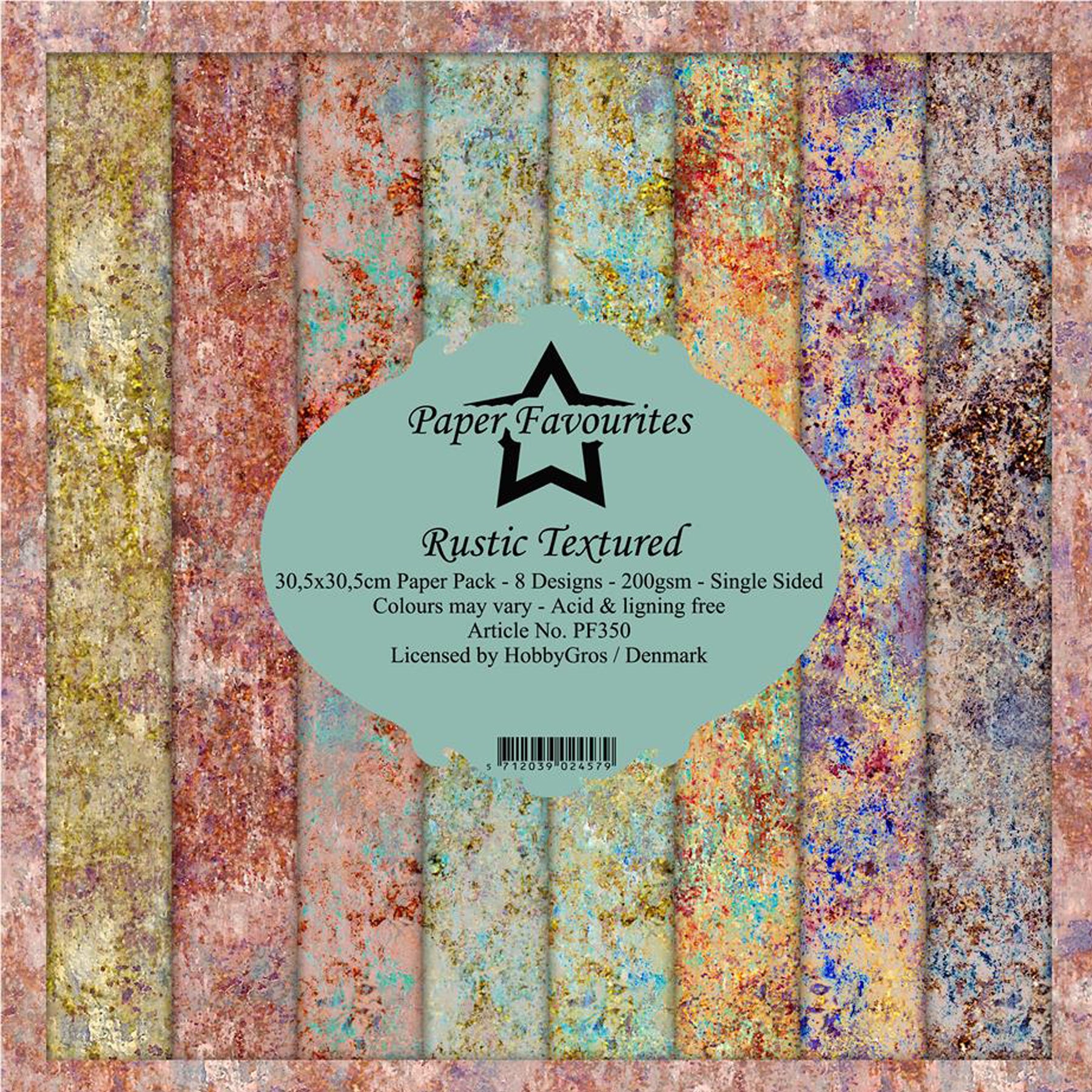 Crealive Paper Pad 200 g/m2 - 12’’ x 12’’ - Rustic Textured
Inhalt:
• 8 Blatt
• 8 Designs
Spezifikationen:
• 12’’ x 12’’ (30.5 cm x 30.5 cm)
• 200 g/m2
• einseitig bedruckt
• säure- und ligninfrei
Dieses Paper Pad ist geeignet für:
• Karten
• Boxen
• 3D-Projekte
• Geschenkboxen & Verpackungen
• Plotten
• Scrapbooking
• Basteln mit Kindern