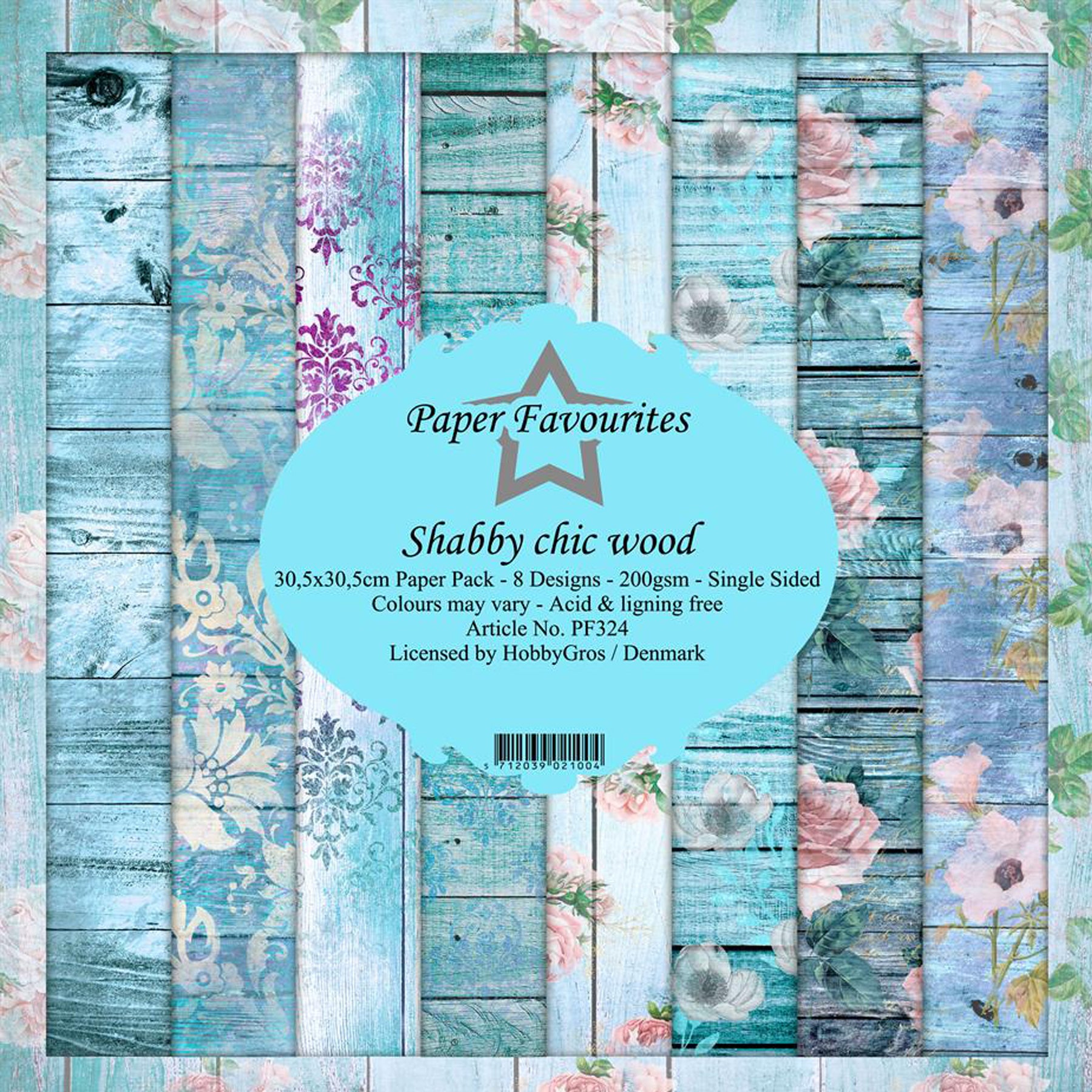 Crealive Paper Pad 200 g/m2 - 12’’ x 12’’ - Shabby Chic Wood
Inhalt:
• 8 Blatt
• 8 Designs
Spezifikationen:
• 12’’ x 12’’ (30.5 cm x 30.5 cm)
• 200 g/m2
• einseitig bedruckt
• säure- und ligninfrei
Dieses Paper Pad ist geeignet für:
• Karten
• Boxen
• 3D-Projekte
• Geschenkboxen & Verpackungen
• Plotten
• Scrapbooking
• Basteln mit Kindern
