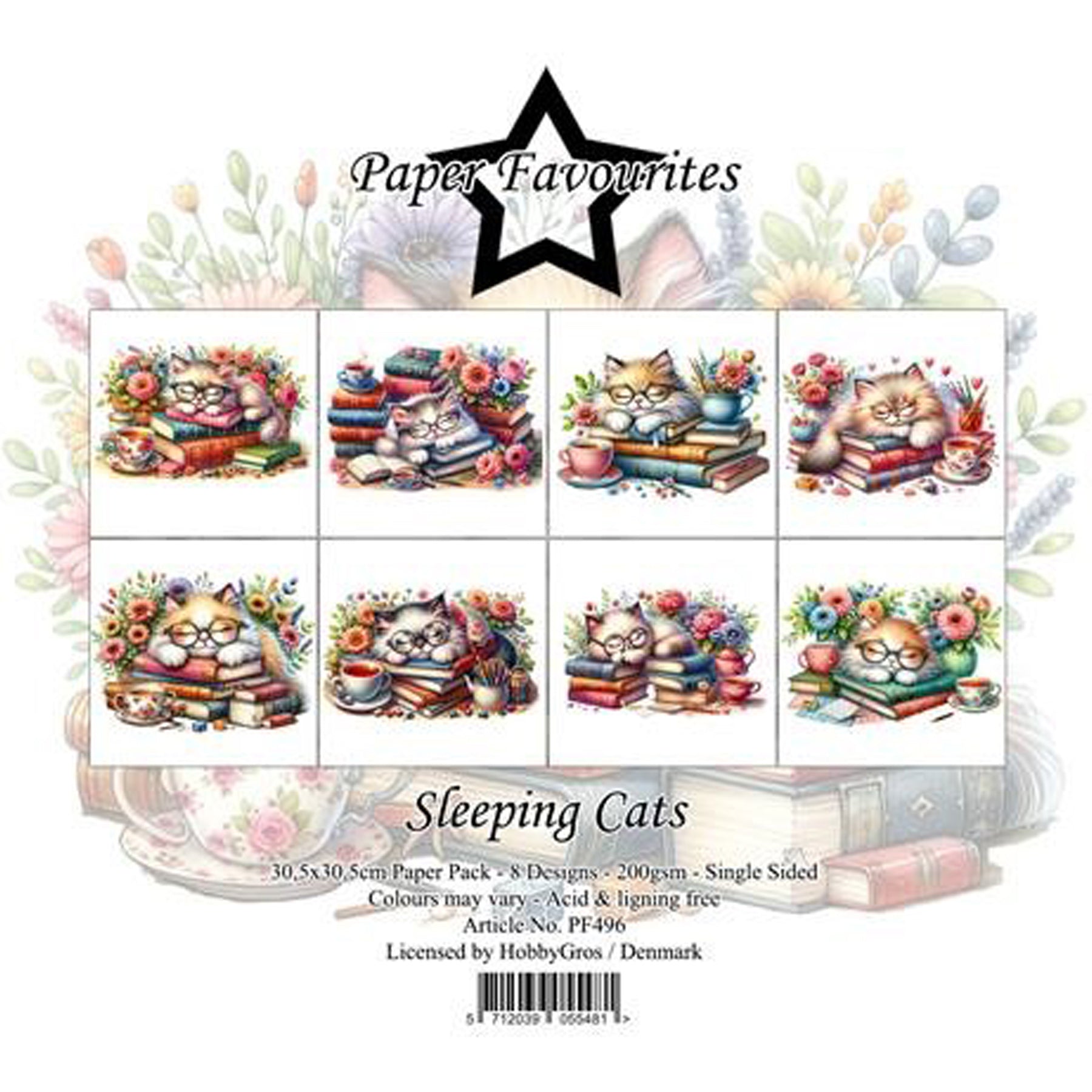 Crealive Paper Pad 200 g/m2 - 12’’ x 12’’ - Sleeping Cats
Inhalt:
• 8 Blatt
• 8 Designs
Spezifikationen:
• 12’’ x 12’’ (30.5 cm x 30.5 cm)
• 200 g/m2
• einseitig bedruckt
• säure- und ligninfrei
Dieses Paper Pad ist geeignet für:
• Karten
• Boxen
• 3D-Projekte
• Geschenkboxen & Verpackungen
• Plotten
• Scrapbooking
• Basteln mit Kindern