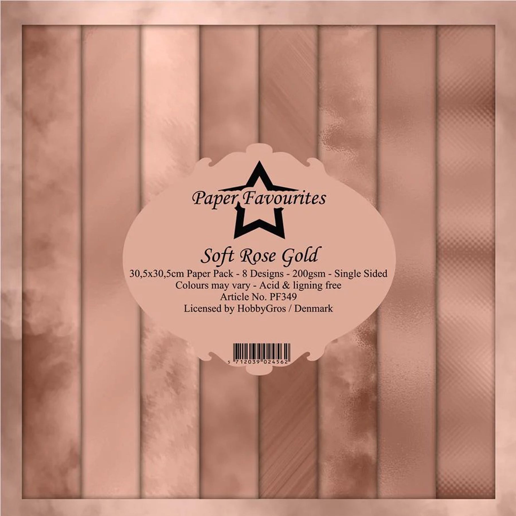 Crealive Paper Pad 200 g/m2 - 12’’ x 12’’ - Soft Rose Gold
Inhalt:
• 8 Blatt
• 8 Designs
Spezifikationen:
• 12’’ x 12’’ (30.5 cm x 30.5 cm)
• 200 g/m2
• einseitig bedruckt
• säure- und ligninfrei
Dieses Paper Pad ist geeignet für:
• Karten
• Boxen
• 3D-Projekte
• Geschenkboxen & Verpackungen
• Plotten
• Scrapbooking
• Basteln mit Kindern