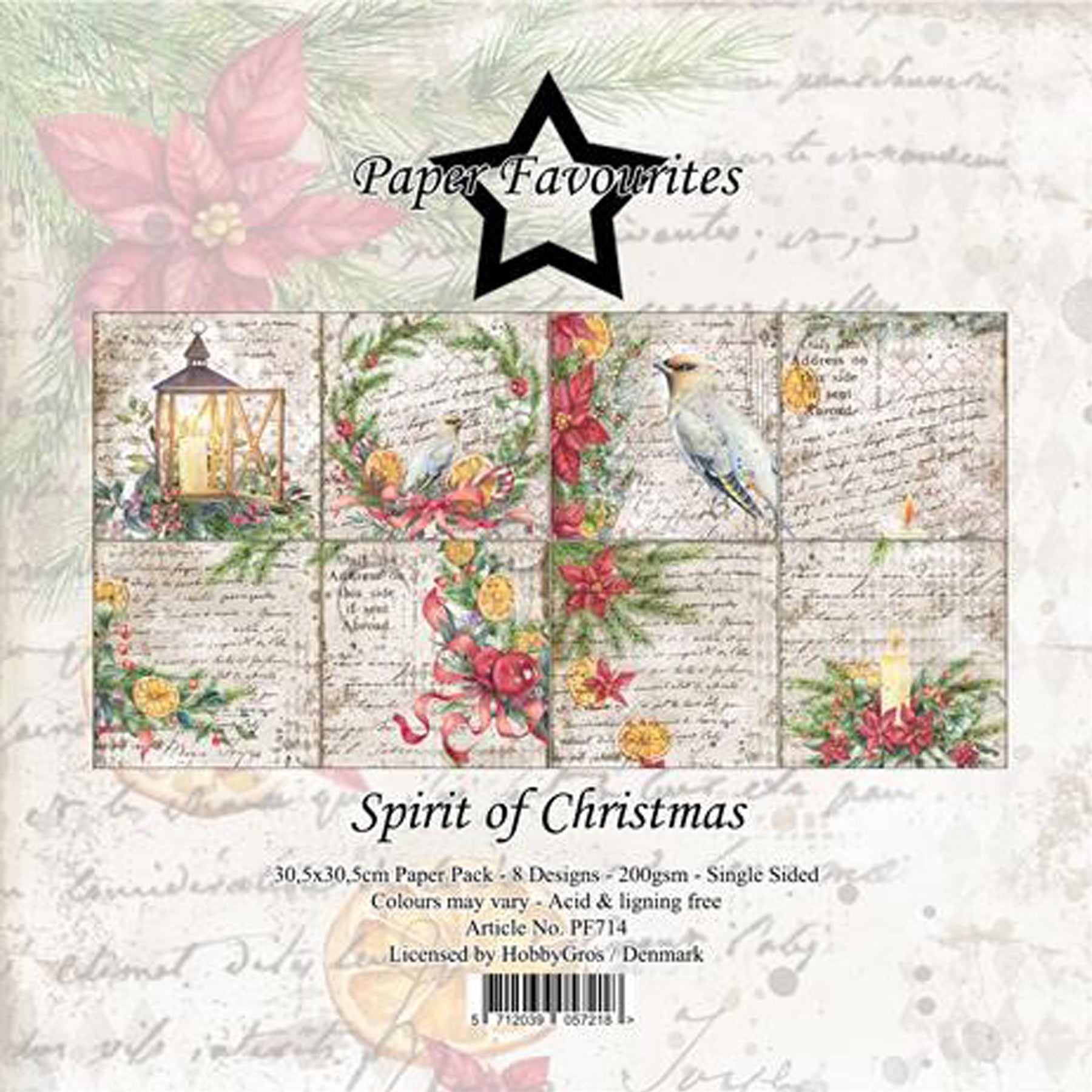 Crealive Paper Pad 200 g/m2 - 12’’ x 12’’ - Spirit of Christmas
Inhalt:
• 8 Blatt
• 8 Designs
Spezifikationen:
• 12’’ x 12’’ (30.5 cm x 30.5 cm)
• 200 g/m2
• einseitig bedruckt
• säure- und ligninfrei
Dieses Paper Pad ist geeignet für:
• Karten
• Boxen
• 3D-Projekte
• Geschenkboxen & Verpackungen
• Plotten
• Scrapbooking
• Basteln mit Kindern