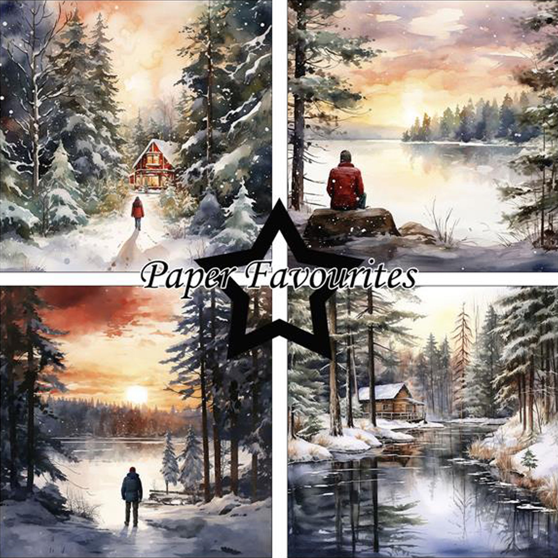 Crealive Paper Pad 200 g/m2 - 12’’ x 12’’ – Winter Forest
Inhalt:
• 8 Blatt
• 8 Designs
Spezifikationen:
• 12’’ x 12’’ (30.5 cm x 30.5 cm)
• 200 g/m2
• einseitig bedruckt
• säure- und ligninfrei
Dieses Paper Pad ist geeignet für:
• Karten
• Boxen
• 3D-Projekte
• Geschenkboxen & Verpackungen
• Plotten
• Scrapbooking
• Basteln mit Kindern
