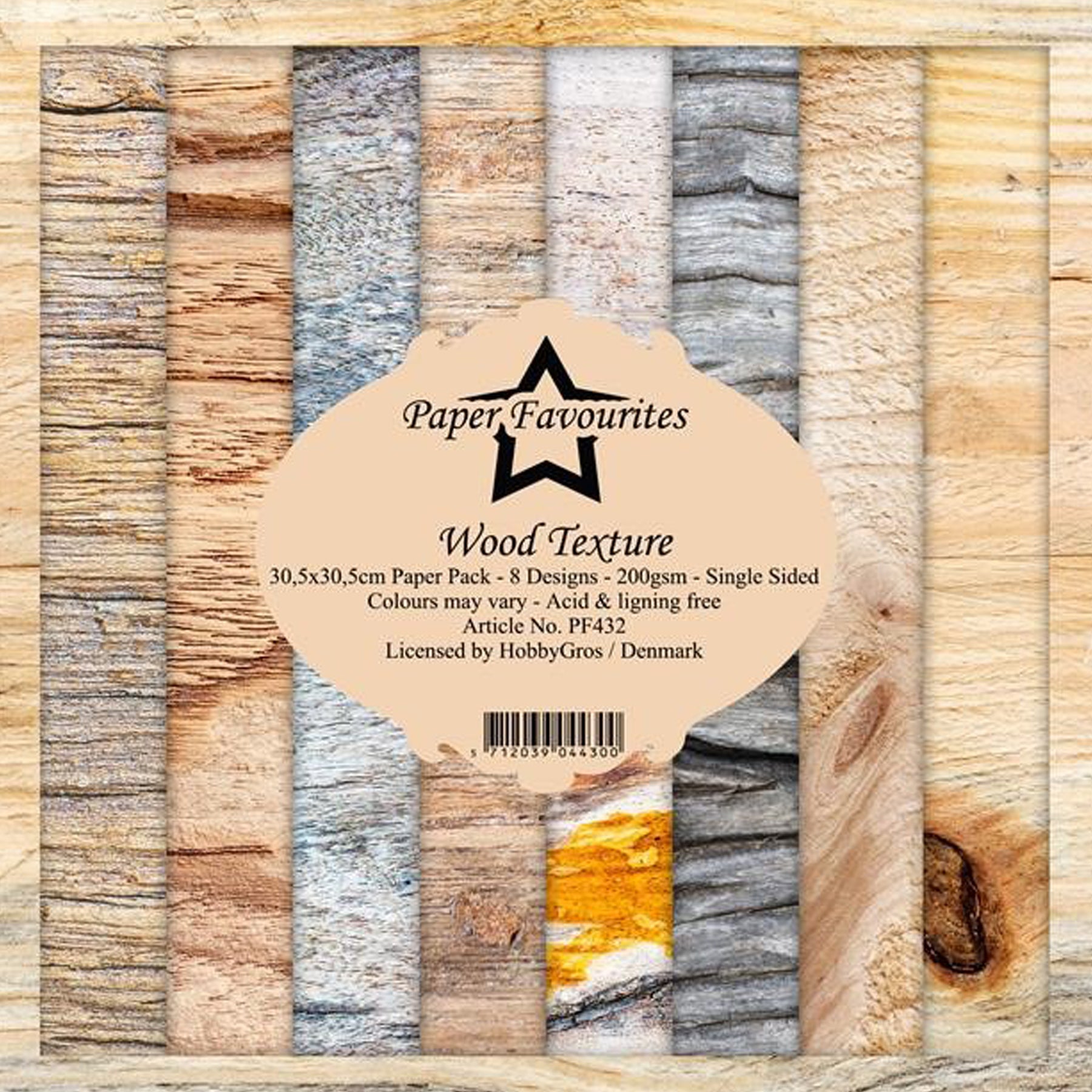 Crealive Paper Pad 200 g/m2 - 12’’ x 12’’ - Wood Texture
Inhalt:
• 8 Blatt
• 8 Designs
Spezifikationen:
• 12’’ x 12’’ (30.5 cm x 30.5 cm)
• 200 g/m2
• einseitig bedruckt
• säure- und ligninfrei
Dieses Paper Pad ist geeignet für:
• Karten
• Boxen
• 3D-Projekte
• Geschenkboxen & Verpackungen
• Plotten
• Scrapbooking
• Basteln mit Kindern