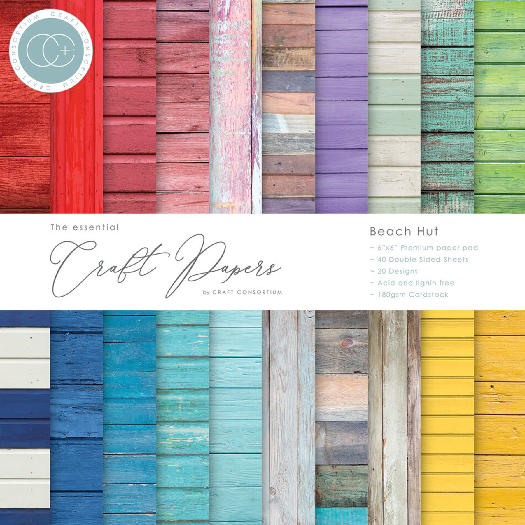Crealive Premium Paper Pad 180 g/m2 - 6’’ x 6’’ - Beach Hut Inhalt: • 40 Bogen • 20 Designs • beidseitig bedruckt Spezifikationen: • 6’’ x 6’’ 15.25 cm x 15.25 cm) • 180 g/m2 • beidseitig bedruckt • säure- und ligninfrei • lässt sich gut schneiden Dieses Paper Pad / Designpapier ist geeignet für: • Karten-Verzierungen • Verpackungs-Dekoration • Plotten • Scrapbooking • Lettering • Basteln mit Kindern Dieses Designpapier ist die perfekte Basis für wundervolle Karten-Deko, Beach Party Kreationen,