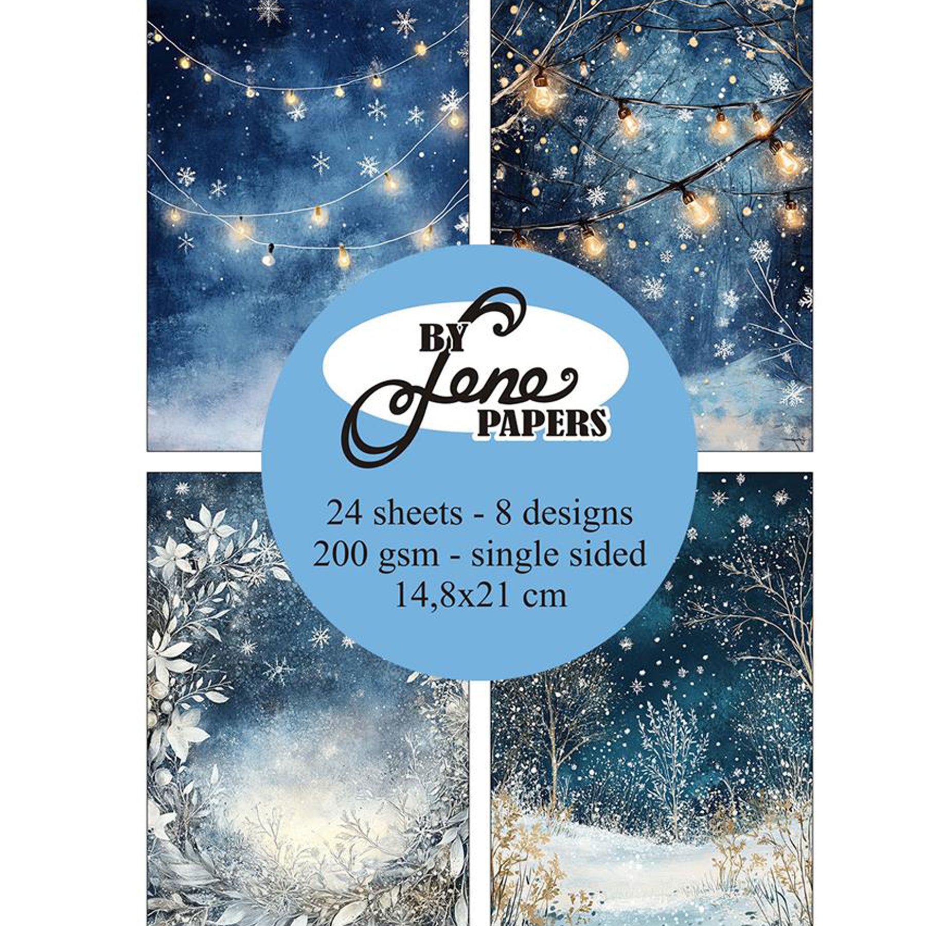 Crealive Paper Pad 200 g/m2 - A5 - Blue Christmas
Inhalt:
• 24 Blatt
• 8 Designs
Spezifikationen:
• A5 (14.8 x 21 cm)
• 200 g/m2
• einseitig bedruckt
• säure- und ligninfrei
Dieses Paper Pad ist geeignet für:
• Karten
• Boxen
• 3D-Projekte
• kleine Geschenkboxen & Verpackungen
• Plotten
• Scrapbooking
By Lene ist bekannt für hochwertige Metall Stanzen, auch Craft Dies genannt, sowie tolle Motivstempel, Designpapier und Enamel Dots.
Schneideeinstellung
Bitte teste die Schneideeinstellungen immer er