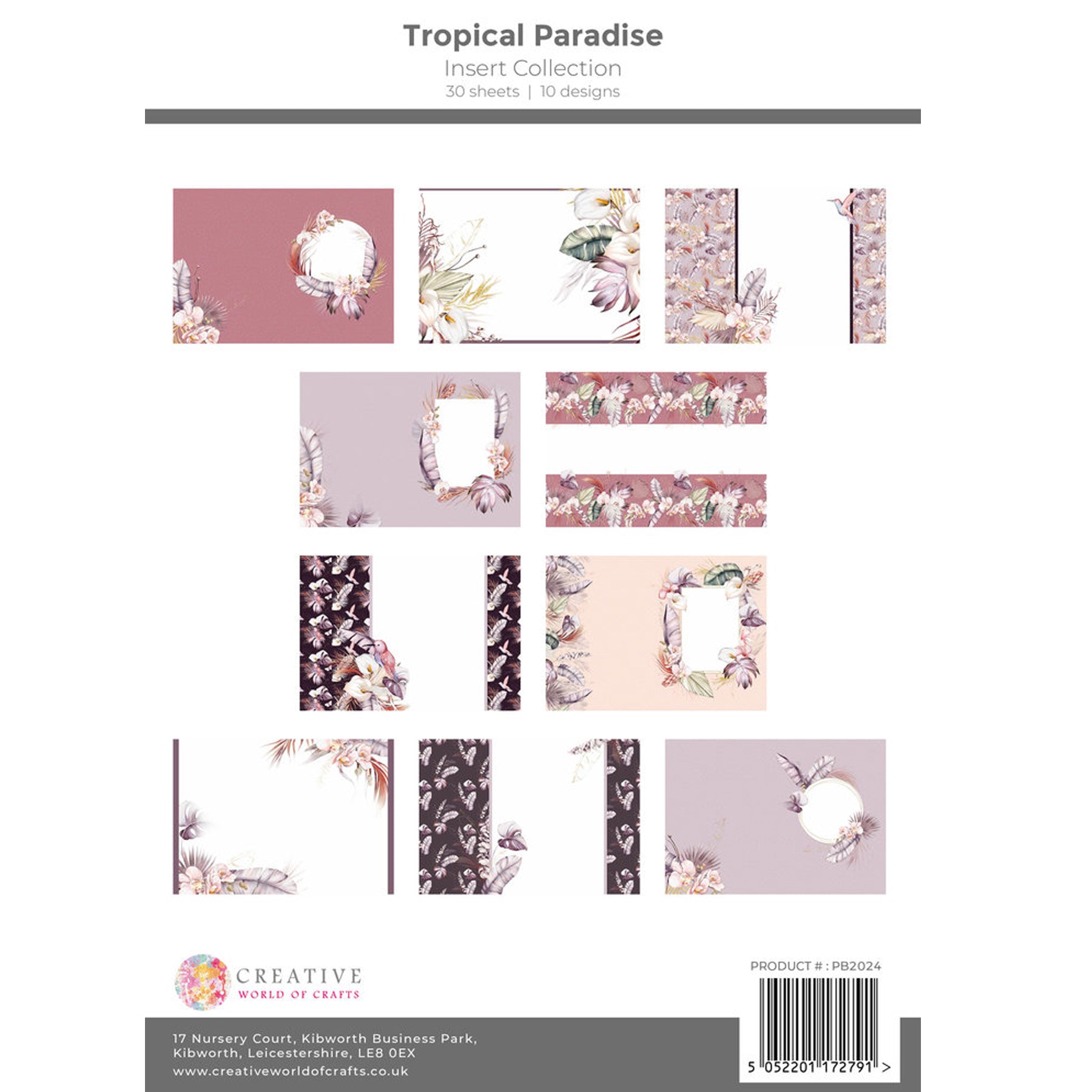 Crealive Papierblock 120 g/m2 - A4 - Tropical Paradise
Spezifikationen:
• 30 Blätter
• 10 Designs
• A4 (21.0 cm x 29.7 cm)
• 120 g/m2
• Marke: The Paper Boutique
Dieses Designpapier ist geeignet für:
• Briefe
• Verzierungen von Karten, Geschenkboxen & Verpackungen
• Plotten
• Stanzen
• Scrapbooking
• Mixed Media
• Journaling
Dieses blumige Motivpapier mit 10 verschiedenen Designs ist eine tolle Basis für wunderbare Briefe, Karten, Scrapbooking, Journaling, als Dekoration auf deinen Geschenkboxen & Ve