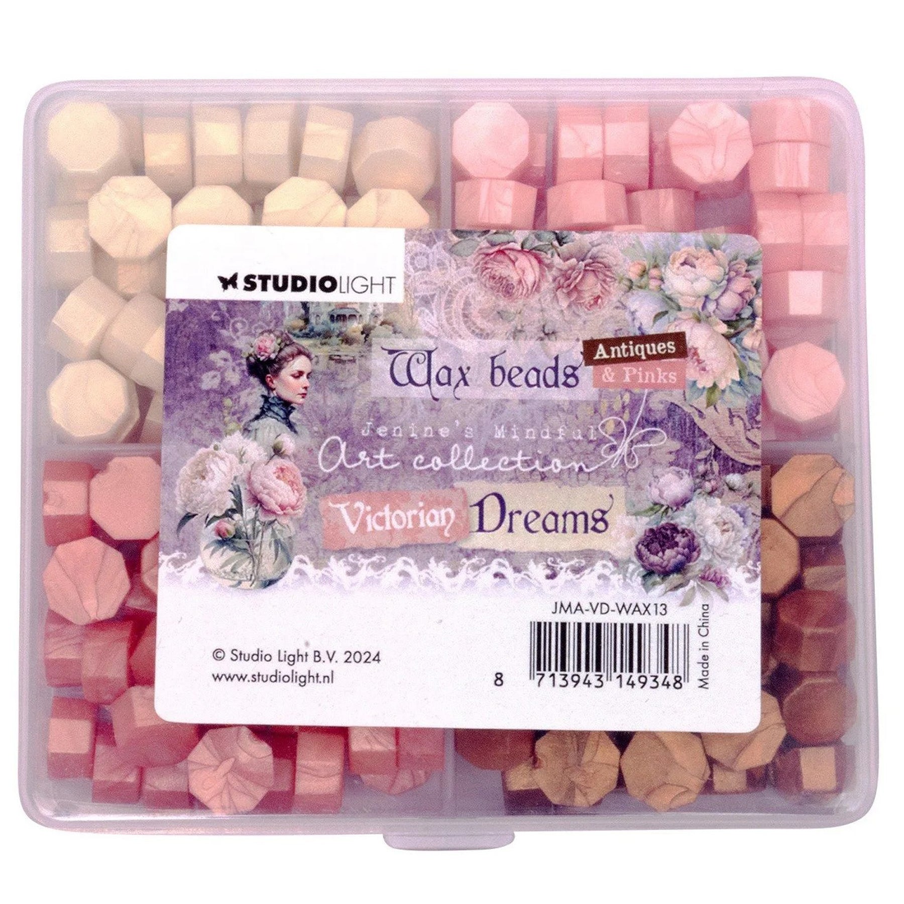 Crealive Wachsperlen - Victorian Dreams Pink
Verziere deine Briefe, Karten und Verpackungen mit traumhaften Siegel aus diesen Wachsperlen. In diesem Set sind vier viktorianische Farben enthalten, die deinen Bastelwerken einen ganz besonders edlen Touch verleihen.
Inhalt:
• 1 Box à ca. 160 Stück Wachsperlen (je Farbe ca. 40 Stück)
Die Wachsperlen sind geeignet für:
• Siegel
• Highlights auf Karten oder Verpackungen
Spezifikationen:
• Siegelwachs
• ca. 160 schimmernde Wachsperlen
• Farben: Creme, Hellro