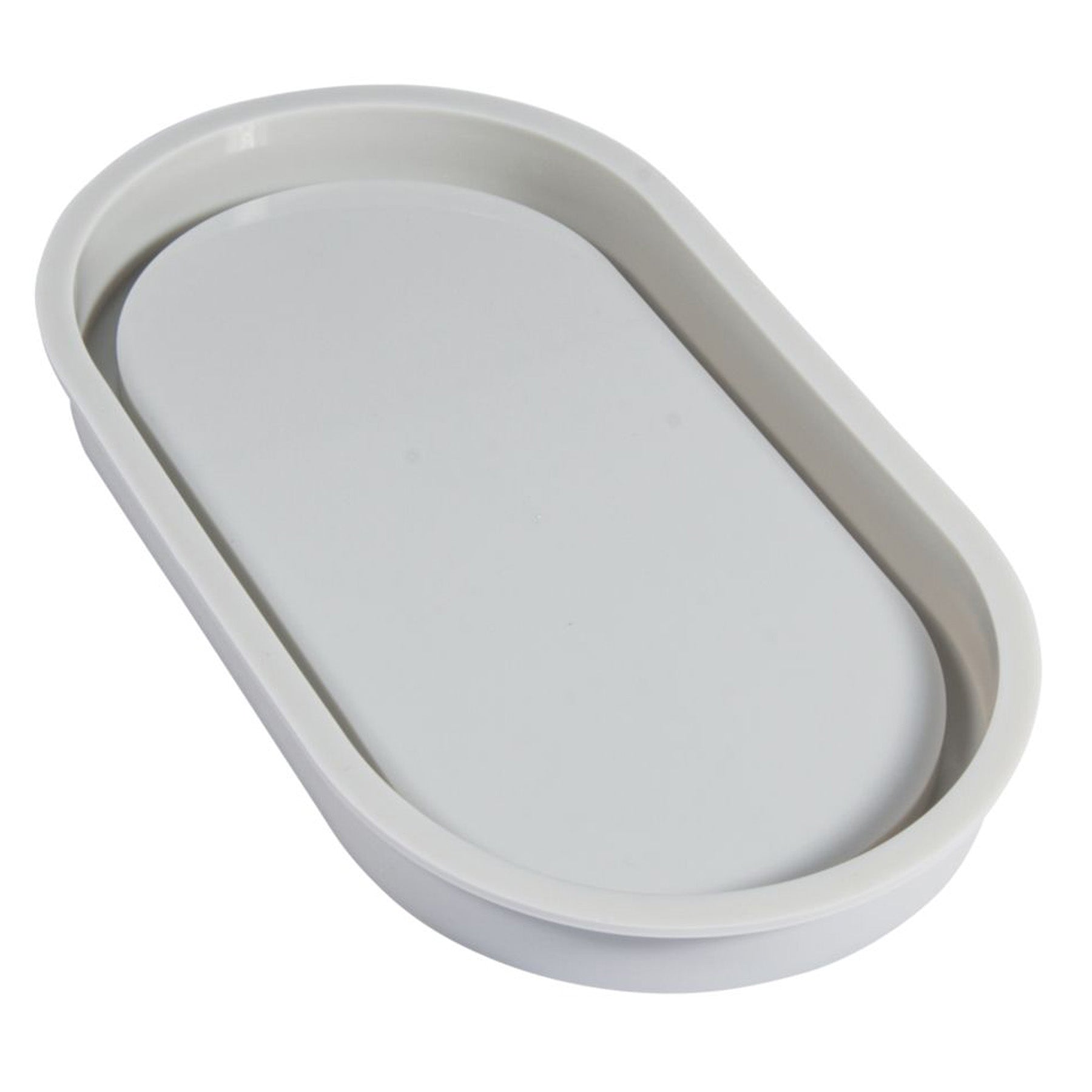 Crealive Giessform Silikon - Untersetzer Oval Du suchst ein Home-Accessoire als ultimativen Eyecatcher? Mit dieser hochwertigen Silikon-Giessform gelingen im Trend liegende, handgegossene Schalen/Untersetzer aus Raysin-Giesspulver. Inhalt: 1 Giessform Silikon - Untersetzer Oval Spezifikationen: Material: hochwertiges Silikon Formgrösse: 17.8 x 9.5 cm Höhe: 1.6 cm äusserst elastisch formstabil