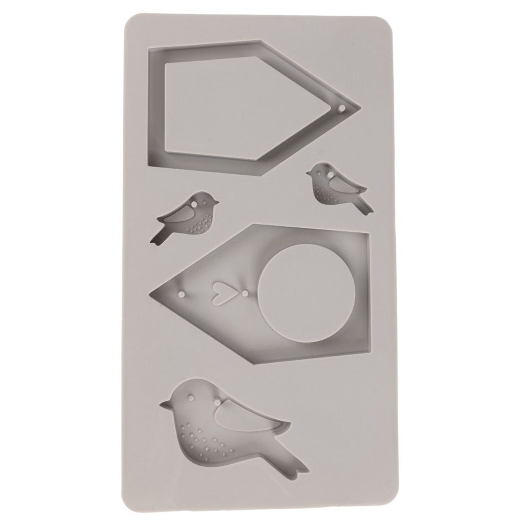 Crealive Giessform Silikon - Vogelhäuser + Vögel
Du suchst den ultimativen Eyecatcher für deine Frühjahrsdekoration? Mit der hochwertigen Silikon-Giessform gelingen dir hübsche Deko-Formen aus Kreativ-Beton, Raysin-Giesspulver, Wachs oder Giessharz.
Inhalt:
• 1 Giessform Silikon mit 5 Motiven
Spezifikationen:
• Material: hochwertiges Silikon
• Formgrösse: 14.5 x 26 cm
• Motivgrössen:
o Vogel klein 37 x 29 mm
o Vogel gross 77 x 55 mm
o Vogelhaus 75 x 115 mm
o Vogelhaus 75 x 117 mm
• Tiefe: jeweils 9 mm