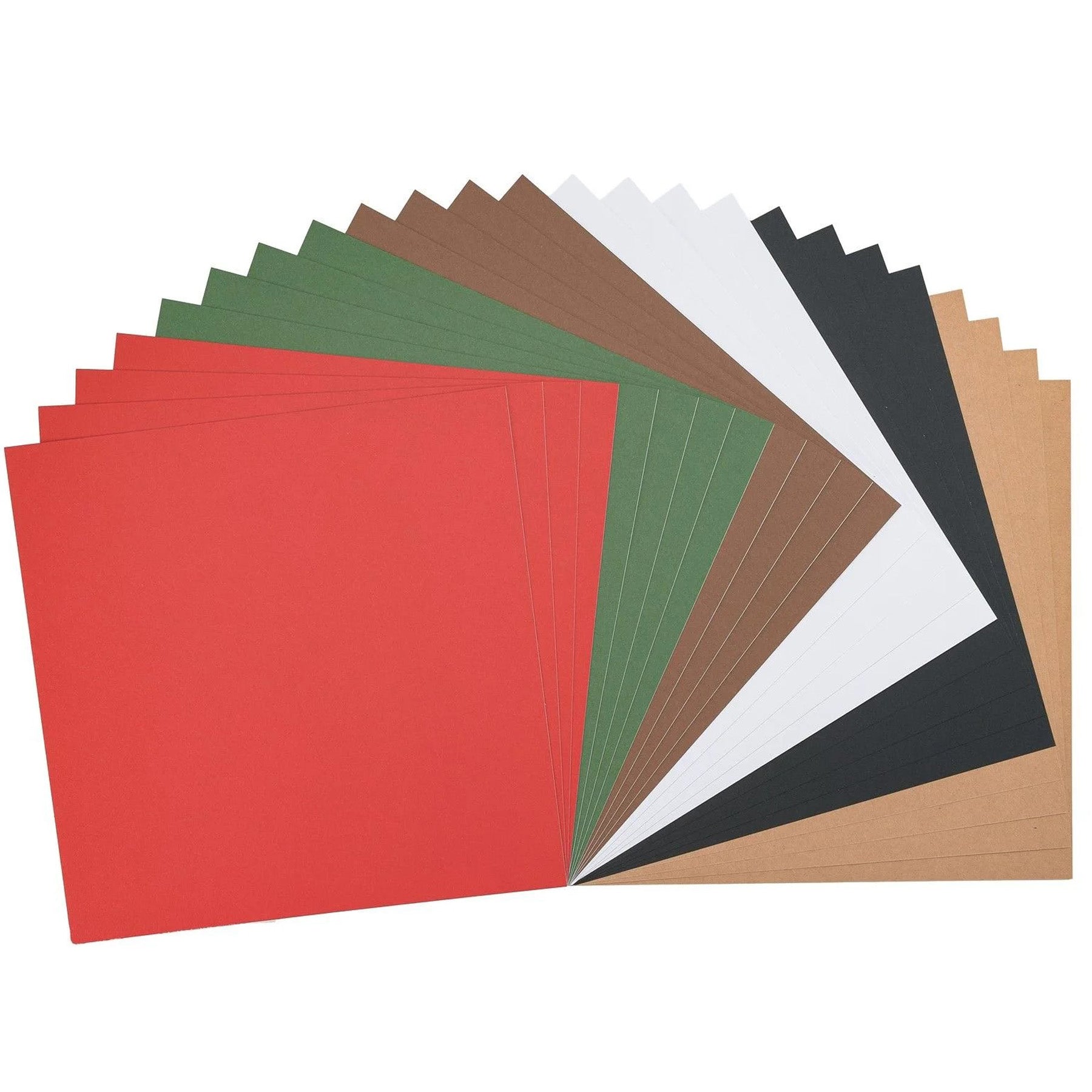 Crealive Stickerpapier Cardstock - 30.5 cm x 30.5 cm - Weihnachten Das Stickerpapier haftet direkt, dank einer sehr starken Klebeschicht. Du kannst es auch bedrucken und beschrieben. Es ist auch kompatibel mit den meisten Stanz- und Prägemaschinen. Inhalt: 24 Blätter Grösse: 12" x 12" (30.5 cm x 30.5 cm) 216 g/m2 6 Farben Stickerpapier Cardstock ist geeignet für: Scrapbooking-Seiten Karten Einladungen Dekorationen Papierprojekte