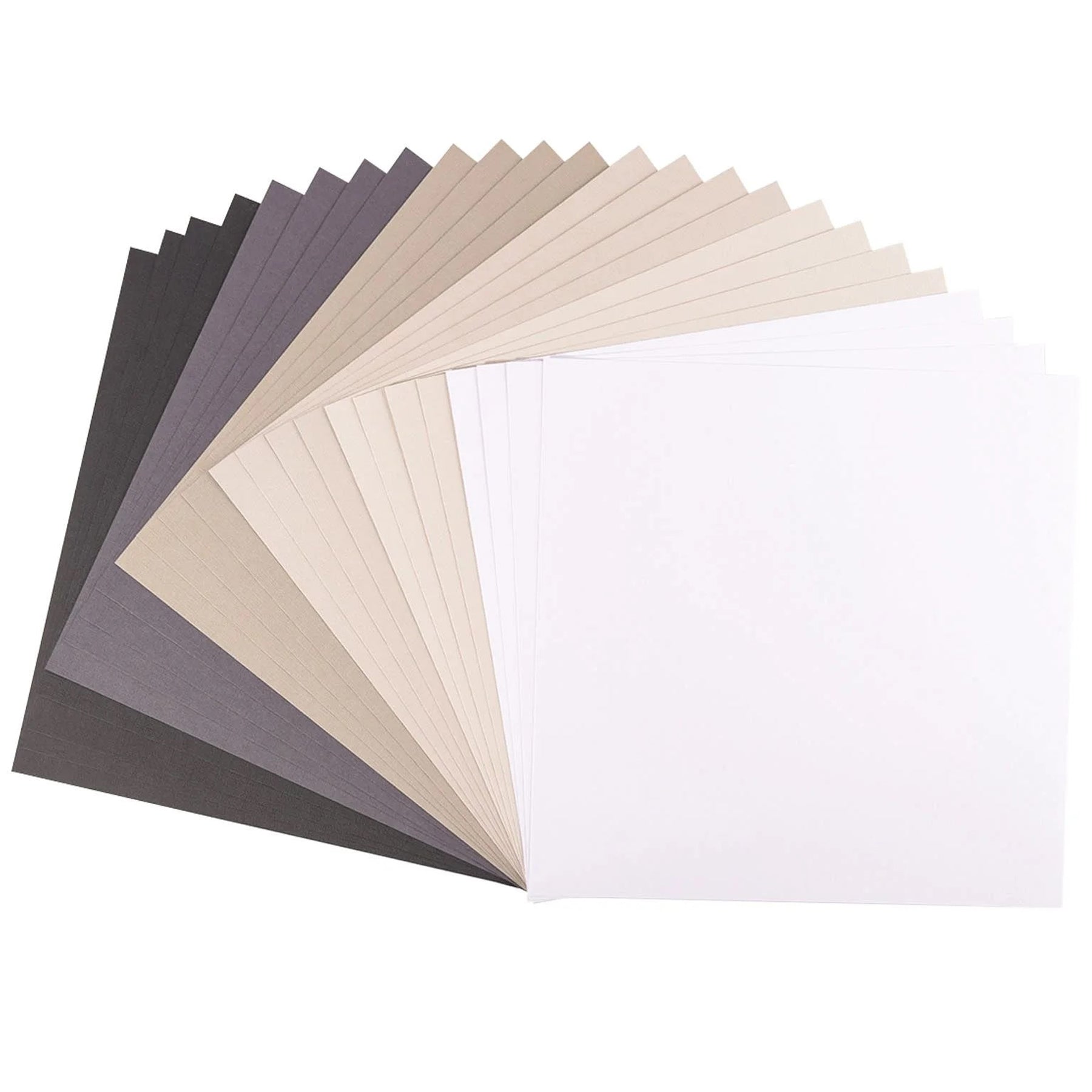 Crealive Cardstock Basic Multipack 216 g/m2 - 12’’ x 12’’ - Grau Strukturiert (24 Cardstock)
Spezifikationen:
• 12’’ x 12’’ (30.5 cm x 30.5 cm)
• 216 g/m2
• beidseitig farbig (voll durchgefärbt)
• beschreibbar
• säurefrei
• strukturierte Oberfläche
Inhalt:
• 4 x Cardstock White
• 4 x Cardstock Cool Grey
• 4 x Cardstock Mouse
• 4 x Cardstock Tin
• 4 x Cardstock Anthracite
• 4 x Cardstock Black
Dieses Cardstock / Bastelpapier ist geeignet für:
• Karten
• Karten-Verzierungen
• Plotten
• Stanzen
• Prägen