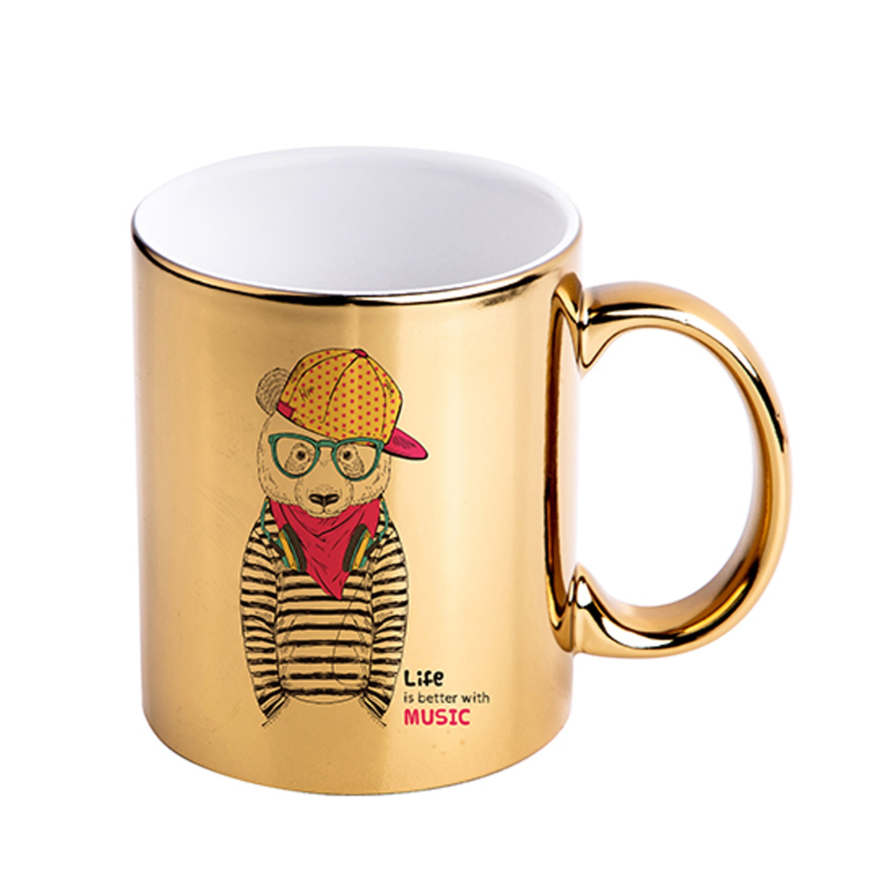 Crealive Keramiktasse - Plated Chrom Effekt Diese aussergewöhnliche Keramiktasse mit Chrom Effekt / Spiegeleffekt ist ein echter Hingucker! Sie ist für den Sublimationsdruck / Infusible Ink und lässt sich auf unzählige Arten gestalten. Die leuchtende Farbe ist angenehm glatt und macht sie, persönlich gestaltet, zu einem echten Unikat! Inhalt: • 1 Keramiktasse Chrom Effekt Diese Keramiktasse ist geeignet für: • Tassen-Kreationen mit dem Sublimationsdruck-Verfahren • Infusible Ink