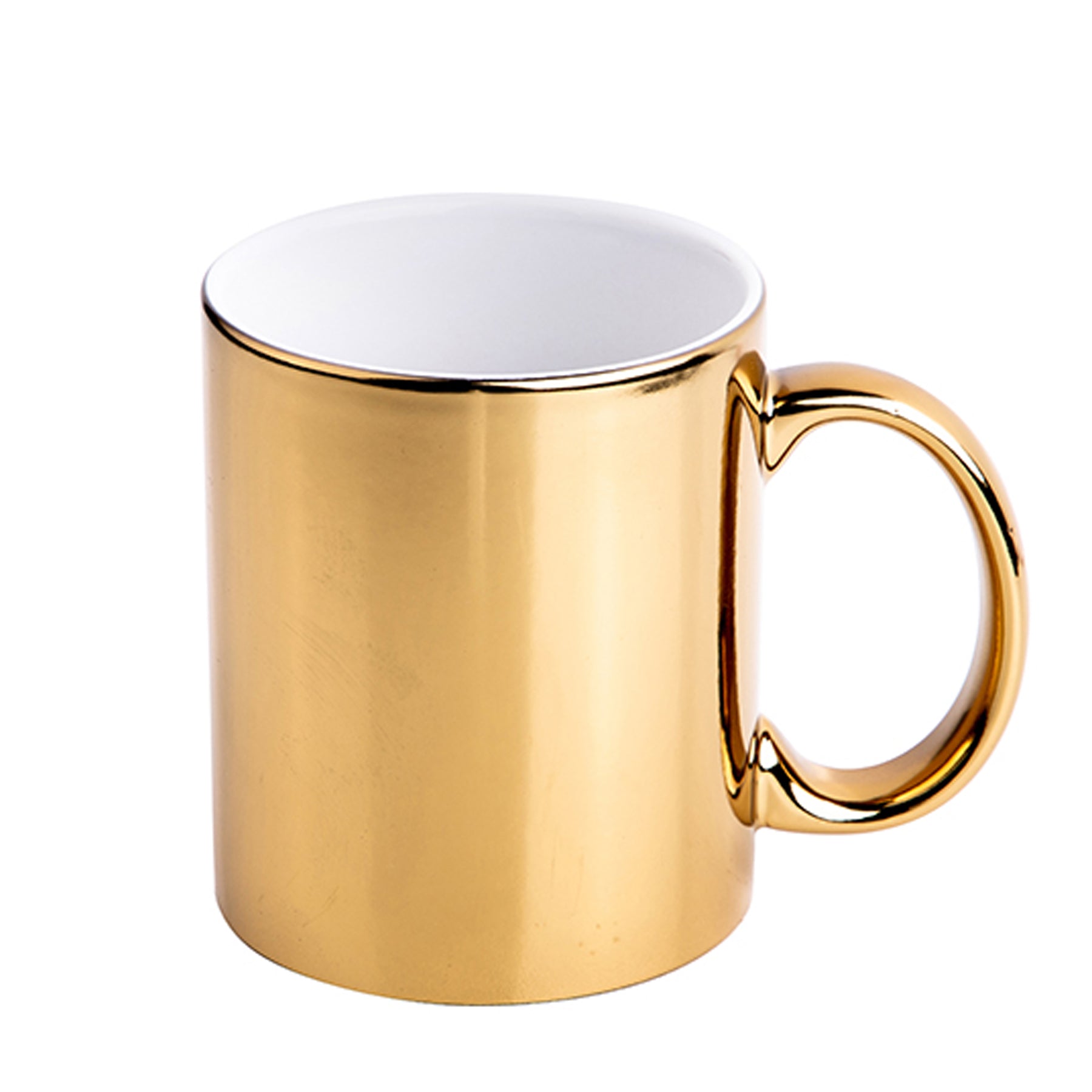 Crealive Keramiktasse - Plated Chrom Effekt Diese aussergewöhnliche Keramiktasse mit Chrom Effekt / Spiegeleffekt ist ein echter Hingucker! Sie ist für den Sublimationsdruck / Infusible Ink und lässt sich auf unzählige Arten gestalten. Die leuchtende Farbe ist angenehm glatt und macht sie, persönlich gestaltet, zu einem echten Unikat! Inhalt: • 1 Keramiktasse Chrom Effekt Diese Keramiktasse ist geeignet für: • Tassen-Kreationen mit dem Sublimationsdruck-Verfahren • Infusible Ink