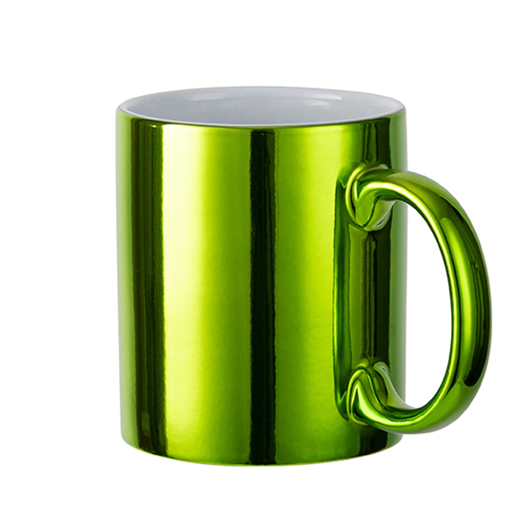 Crealive Keramiktasse - Plated Chrom Effekt Diese aussergewöhnliche Keramiktasse mit Chrom Effekt / Spiegeleffekt ist ein echter Hingucker! Sie ist für den Sublimationsdruck / Infusible Ink und lässt sich auf unzählige Arten gestalten. Die leuchtende Farbe ist angenehm glatt und macht sie, persönlich gestaltet, zu einem echten Unikat! Inhalt: • 1 Keramiktasse Chrom Effekt Diese Keramiktasse ist geeignet für: • Tassen-Kreationen mit dem Sublimationsdruck-Verfahren • Infusible Ink