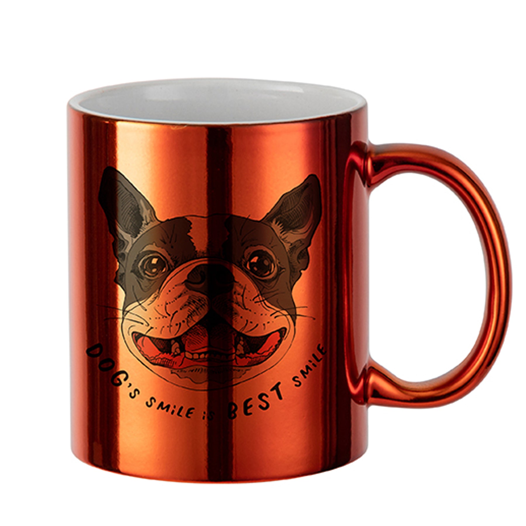 Crealive Keramiktasse - Plated Chrom Effekt Diese aussergewöhnliche Keramiktasse mit Chrom Effekt / Spiegeleffekt ist ein echter Hingucker! Sie ist für den Sublimationsdruck / Infusible Ink und lässt sich auf unzählige Arten gestalten. Die leuchtende Farbe ist angenehm glatt und macht sie, persönlich gestaltet, zu einem echten Unikat! Inhalt: • 1 Keramiktasse Chrom Effekt Diese Keramiktasse ist geeignet für: • Tassen-Kreationen mit dem Sublimationsdruck-Verfahren • Infusible Ink
