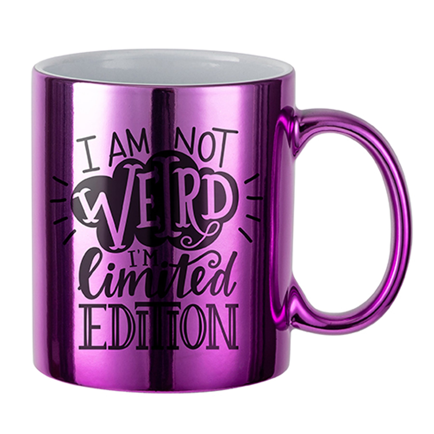 Crealive Keramiktasse - Plated Chrom Effekt Diese aussergewöhnliche Keramiktasse mit Chrom Effekt / Spiegeleffekt ist ein echter Hingucker! Sie ist für den Sublimationsdruck / Infusible Ink und lässt sich auf unzählige Arten gestalten. Die leuchtende Farbe ist angenehm glatt und macht sie, persönlich gestaltet, zu einem echten Unikat! Inhalt: • 1 Keramiktasse Chrom Effekt Diese Keramiktasse ist geeignet für: • Tassen-Kreationen mit dem Sublimationsdruck-Verfahren • Infusible Ink