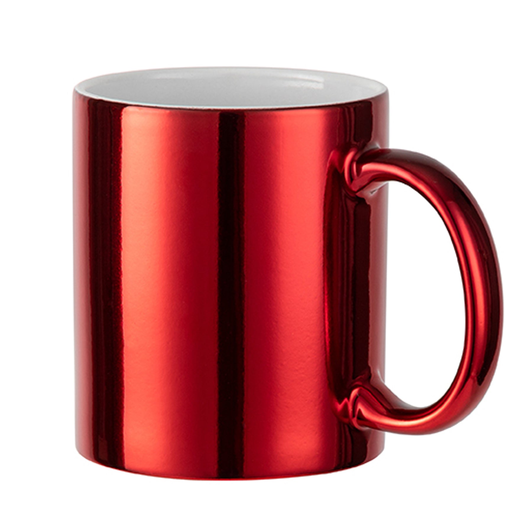 Crealive Keramiktasse - Plated Chrom Effekt Diese aussergewöhnliche Keramiktasse mit Chrom Effekt / Spiegeleffekt ist ein echter Hingucker! Sie ist für den Sublimationsdruck / Infusible Ink und lässt sich auf unzählige Arten gestalten. Die leuchtende Farbe ist angenehm glatt und macht sie, persönlich gestaltet, zu einem echten Unikat! Inhalt: • 1 Keramiktasse Chrom Effekt Diese Keramiktasse ist geeignet für: • Tassen-Kreationen mit dem Sublimationsdruck-Verfahren • Infusible Ink