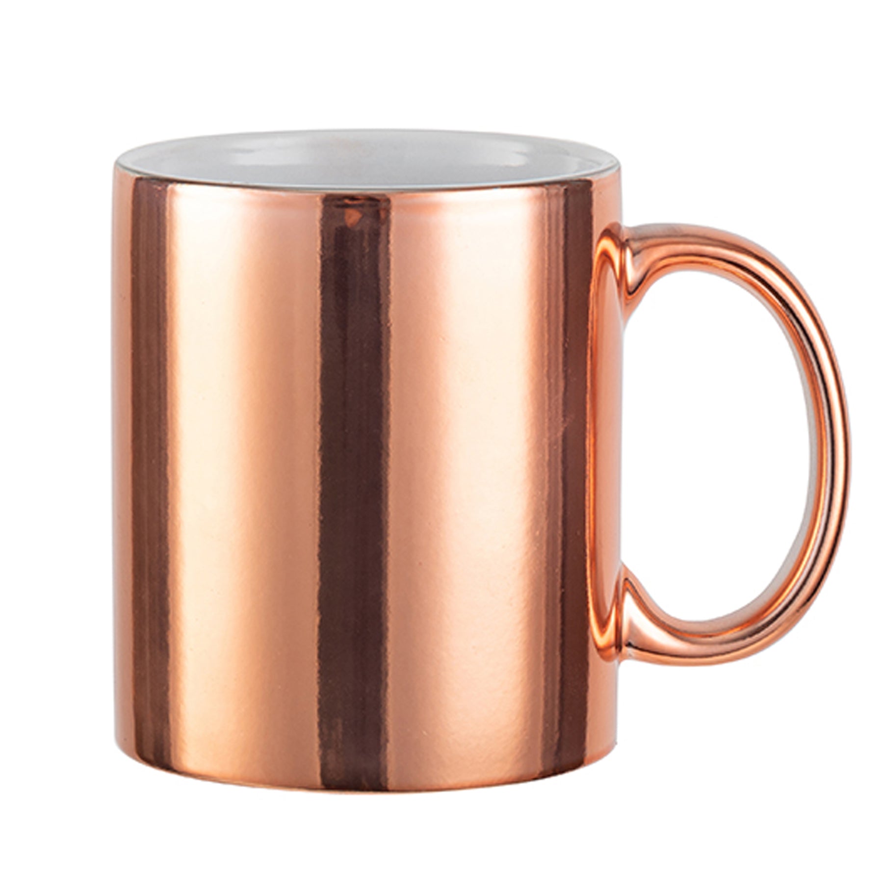 Crealive Keramiktasse - Plated Chrom Effekt Diese aussergewöhnliche Keramiktasse mit Chrom Effekt / Spiegeleffekt ist ein echter Hingucker! Sie ist für den Sublimationsdruck / Infusible Ink und lässt sich auf unzählige Arten gestalten. Die leuchtende Farbe ist angenehm glatt und macht sie, persönlich gestaltet, zu einem echten Unikat! Inhalt: • 1 Keramiktasse Chrom Effekt Diese Keramiktasse ist geeignet für: • Tassen-Kreationen mit dem Sublimationsdruck-Verfahren • Infusible Ink