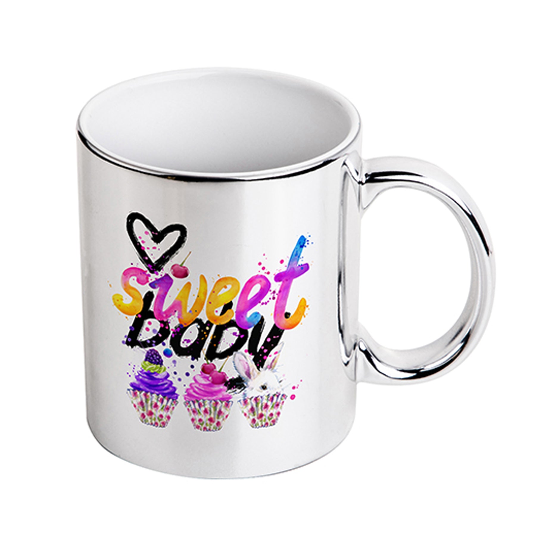 Crealive Keramiktasse - Plated Chrom Effekt Diese aussergewöhnliche Keramiktasse mit Chrom Effekt / Spiegeleffekt ist ein echter Hingucker! Sie ist für den Sublimationsdruck / Infusible Ink und lässt sich auf unzählige Arten gestalten. Die leuchtende Farbe ist angenehm glatt und macht sie, persönlich gestaltet, zu einem echten Unikat! Inhalt: • 1 Keramiktasse Chrom Effekt Diese Keramiktasse ist geeignet für: • Tassen-Kreationen mit dem Sublimationsdruck-Verfahren • Infusible Ink