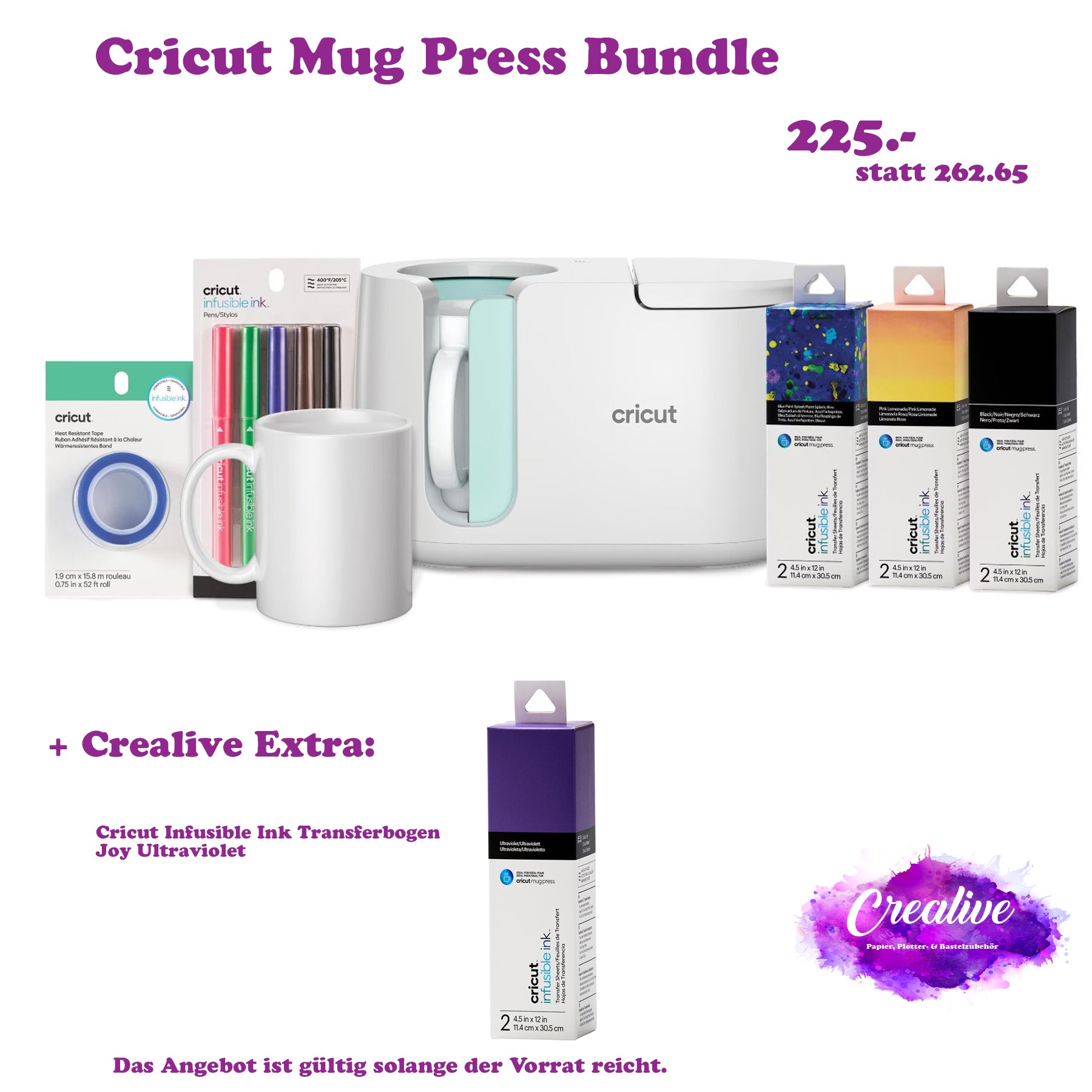 Pacchetto stampa tazze Cricut