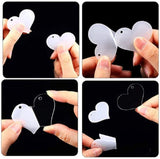 Disque acrylique pour porte-clés - coeur