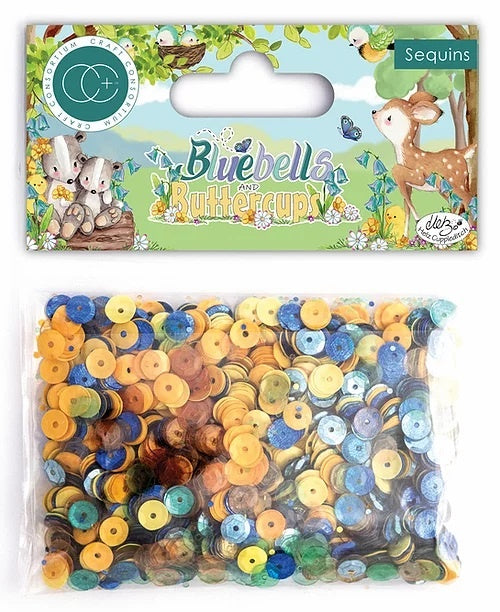 Crealive Pailletten - 25 Gramm - Bluebells and Buttercups Inhalt: 25 Gramm Form: Rund Pailletten sind geeignet für: Karten Karten-Verzierungen Schüttelkarten Plotten Scrapbooking Die Pailletten kannst Du super zum Dekorieren und Verzieren von Karten, Scrapbooking Seiten oder für Schüttelkarten benutzen.