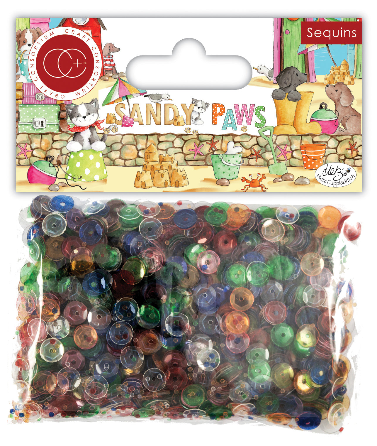 Crealive Pailletten - 25 Gramm - Sandy Paws Inhalt: 25 Gramm Form: Rund Pailletten sind geeignet für: Karten Karten-Verzierungen Schüttelkarten Plotten Scrapbooking Die Pailletten kannst Du super zum Dekorieren und Verzieren von Karten, Scrapbooking Seiten oder für Schüttelkarten benutzen.