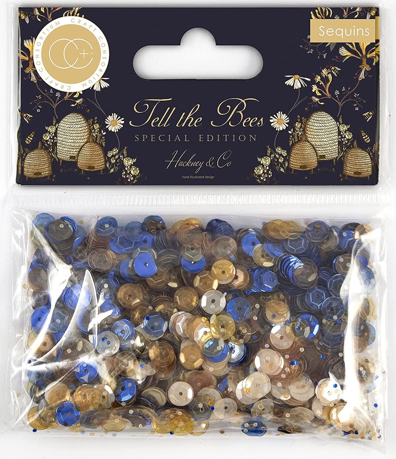 Crealive Pailletten - 25 Gramm - Tell the Bees Inhalt: 25 Gramm Form: Rund Pailletten sind geeignet für: Karten Karten-Verzierungen Schüttelkarten Plotten Scrapbooking passen perfekt zum Premium Paper Pad Tell the Bees Die Pailletten kannst Du super zum Dekorieren und Verzieren von Karten, Scrapbooking Seiten oder für Schüttelkarten benutzen.