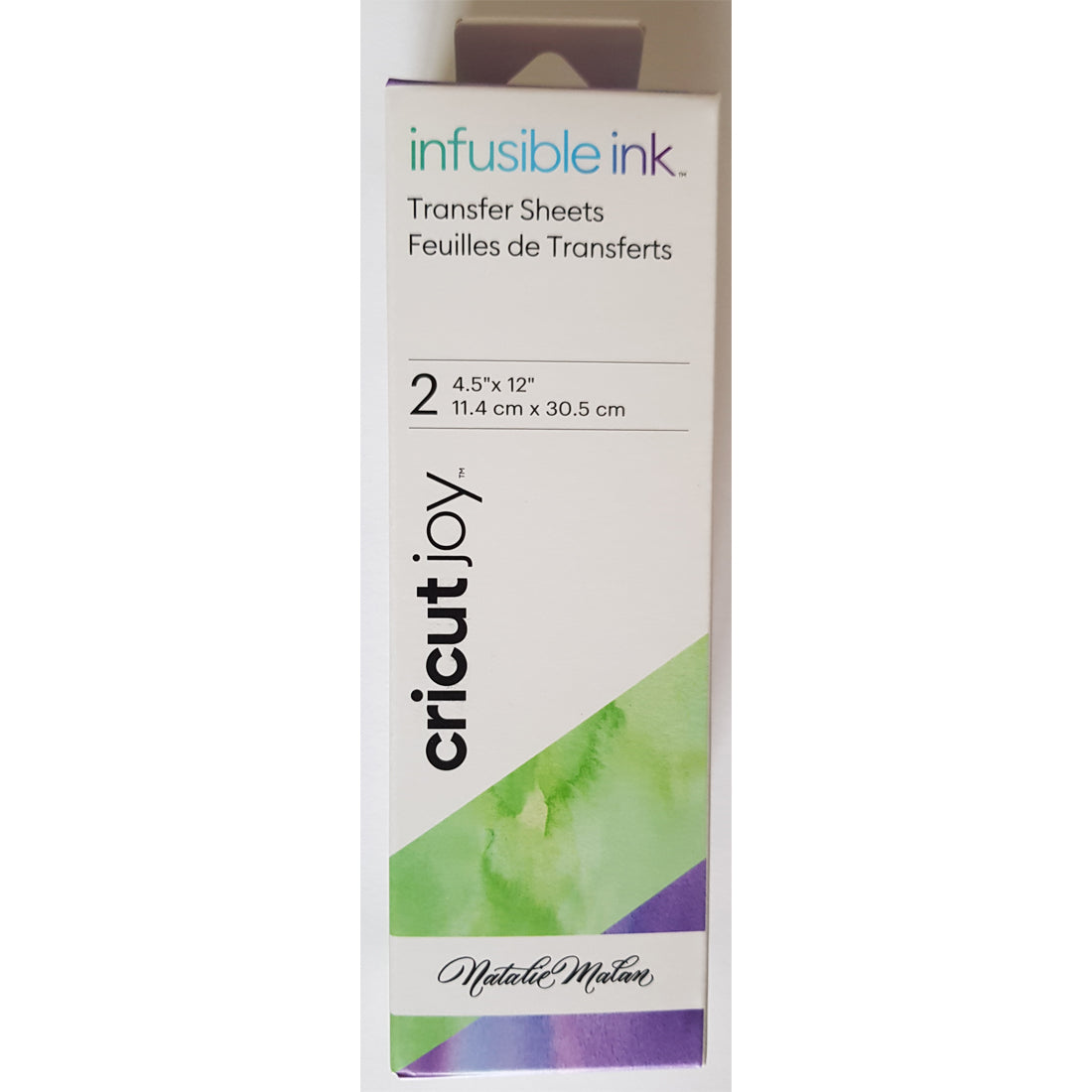 Cricut Infusible Ink Transferbogen Joy - Park Spezifikationen: Cricut Infusible Ink Transfer Sheets Grösse: 11.4 x 30.5 cm Folien für Sublimationsdruck zum Gestalten von tollen Muster und Statements kompatibel mit allen sublimationsfähigen Materialien für glatte, nahtlose Transfers, die nicht knittern oder abblättern Inhalt: 2 Cricut Infusible Ink Transfer Sheets Muster: Park