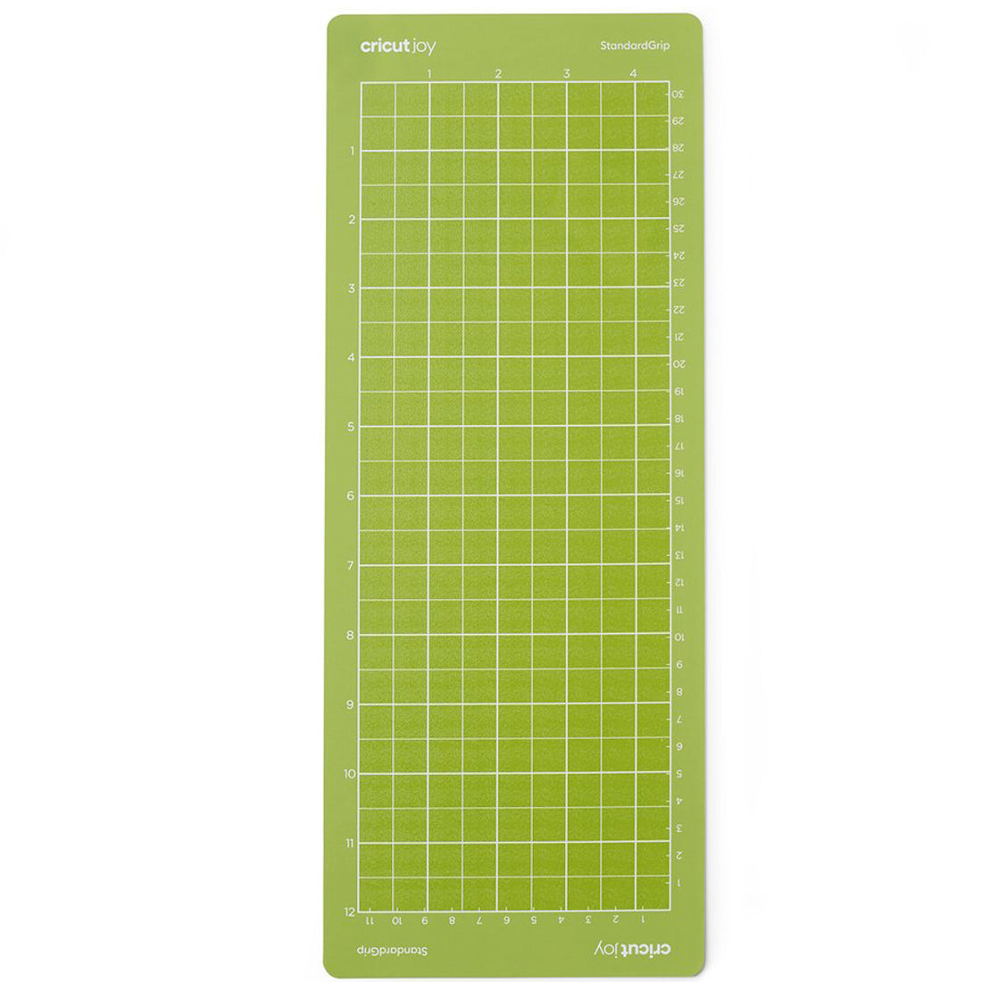 Cricut Joy Schneidematte Standard 4,5" x 12" - StandardGrip Die original Cricut StandardGrip-Matte ist eine Mehrzweckmatte für die Cricut Kreativplotter, die sich ideal für eine Vielzahl von mittelschweren Materialien eignet, einschliesslich gemustertem Papier, Vinyl, Textilfolien und Karton. Inhalt: 1 Cricut Joy Schneidematte Standard 4,5" x 12" (11,4 cm x 30,5 cm) Die Schneidematte Standard ist geeignet für: Papier Karton Vinylfolie Textilfolie Infusible Ink Transfer Sheets