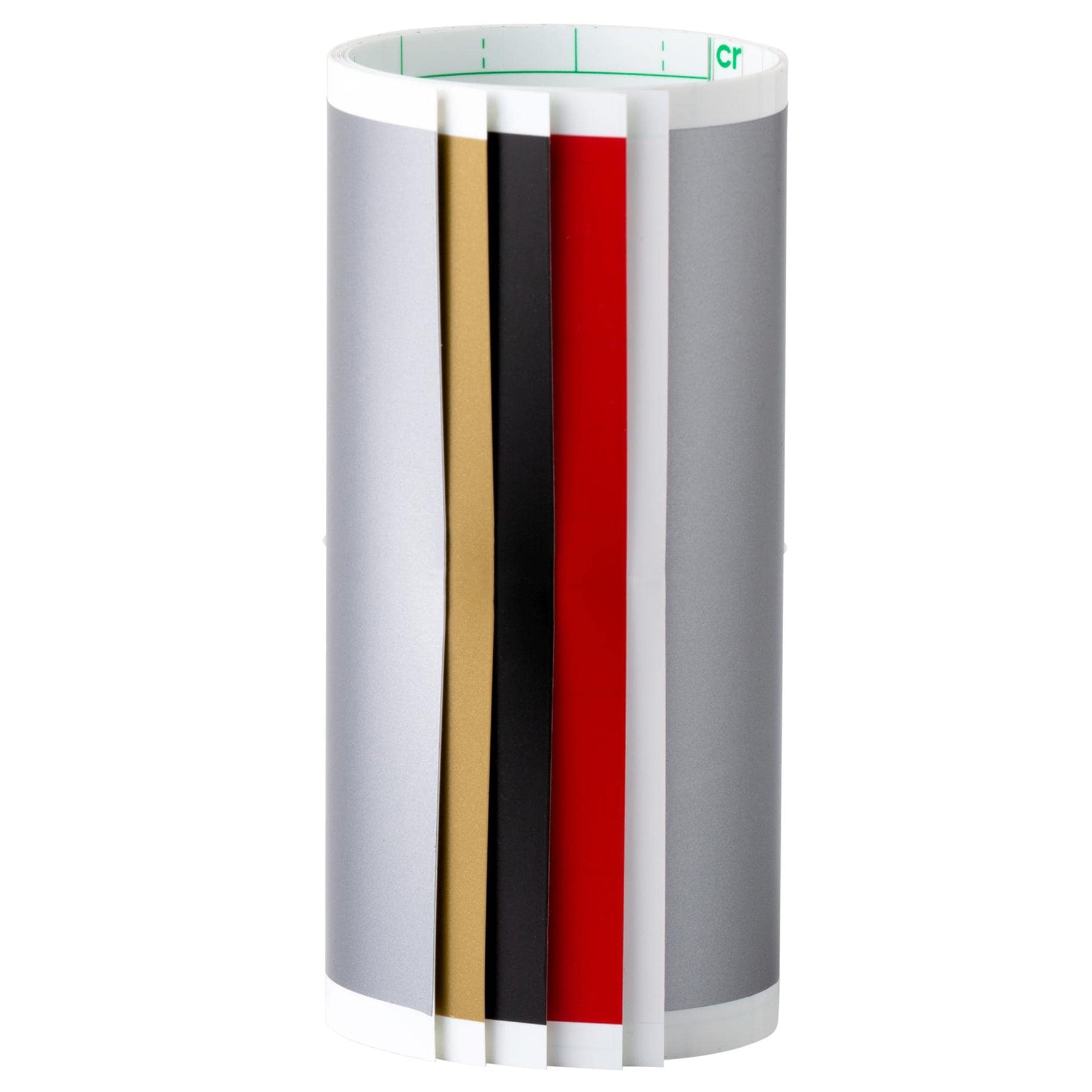 Crealive Cricut Joy Smart Vinylfolie Permanent - Silber Die Smart Vinylfolie von Cricut funktioniert ohne Schneidematte. Du kannst sie also einfach in die Joy einlegen & loslegen. Sie lässt sich leicht Entgittern und mühelos übertragen. Inhalt: 5 Blätter Cricut Joy Smart Vinyl Spezifikationen: Cricut Joy Smart Vinyl Farben: Weiss, Rot, Schwarz, Gold & Silber selbstklebend permanent; hält bis zu 3 Jahren Grösse: je 13.9 x 30.4 cm wasser- und licht-beständig