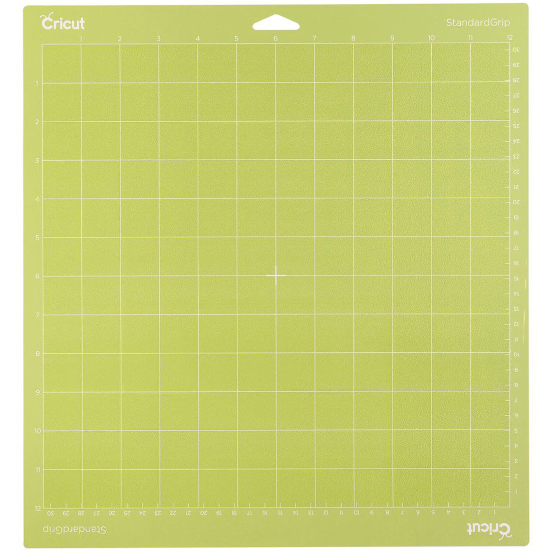 Cricut Schneidematte Standard 12" x 12" (30.5 x 30.5cm) - StandardGrip Die original Cricut StandardGrip-Matte ist eine Mehrzweckmatte für die Cricut Kreativplotter, die sich ideal für eine Vielzahl von mittelschweren Materialien eignet, einschliesslich gemustertem Papier, Vinyl, Textilfolien und Karton. Inhalt: 1 Schneidematte Standard 12" x 12" (30.5 x 30.5cm) Die Schneidematte Standard ist geeignet für: Papier Karton Vinylfolie Textilfolie