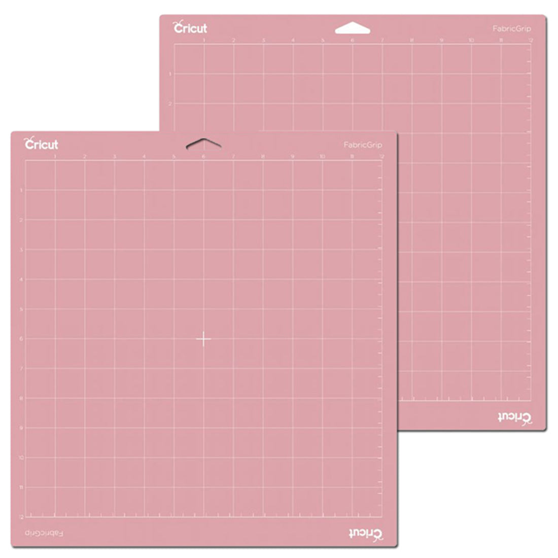 Cricut Schneidematte für Stoffe - FabricGrip 12" x 12" (30.5 x 30.5cm) Die FabricGrip Schneidematte kombiniert erhöhte Festigkeit, Dichte, Qualität und einen leichten Klebstoff, um schöne Schnitte mit einer Vielzahl von Stoffen zu erzielen. Für die Verwendung mit Ihrem Cricut Kreativplotter und Rotary Blade oder Bonded Fabric Blade. Zum Schneiden von Seide, Leinwand, Sackleinen, Baumwolle und mehr. Inhalt: 2 FabricGrip -Schneidematten 12“ x 12“ (30,5 x 30,5 cm)