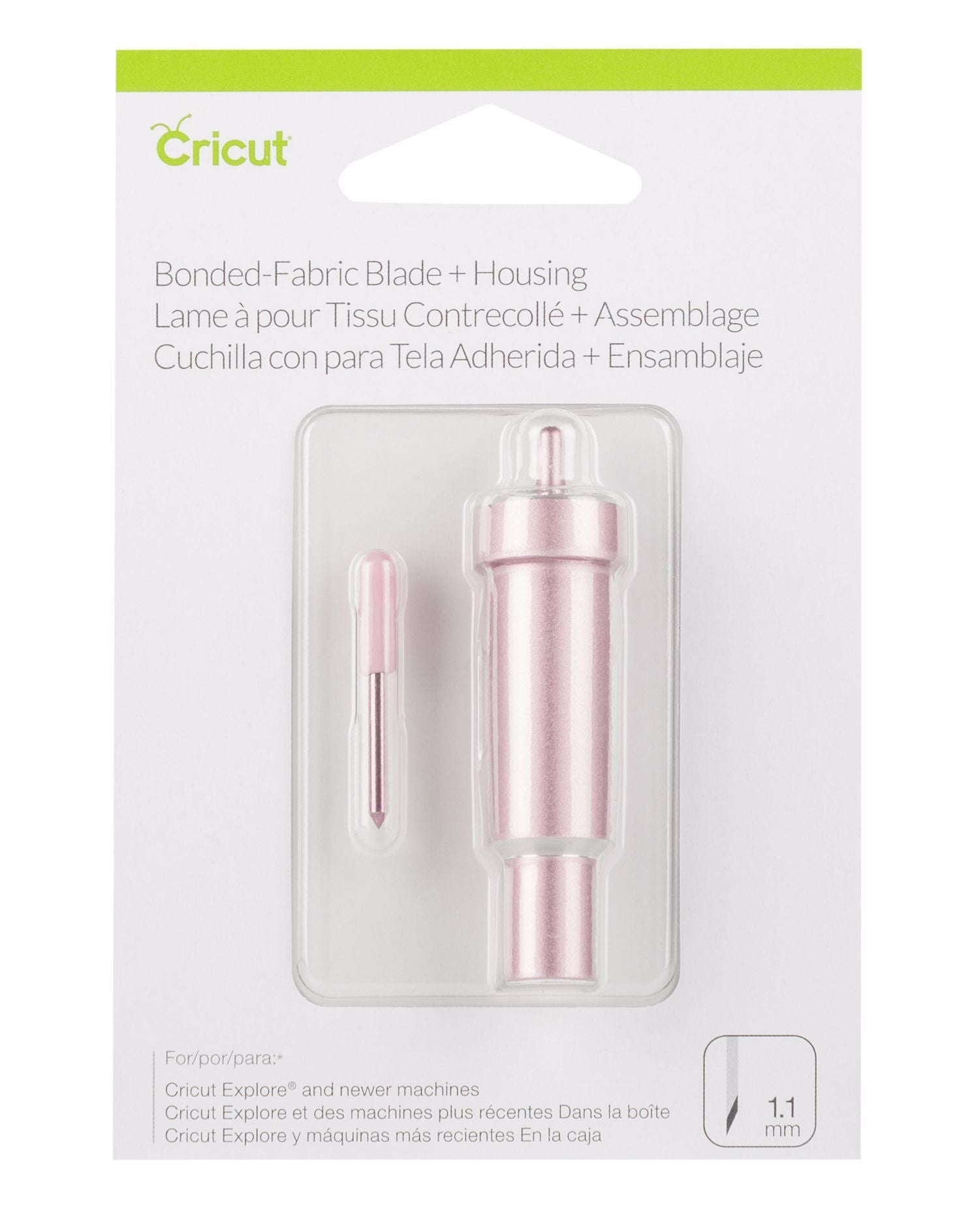 Cricut Stoffmesser mit Halterung - Bonded-Fabric - Crealive