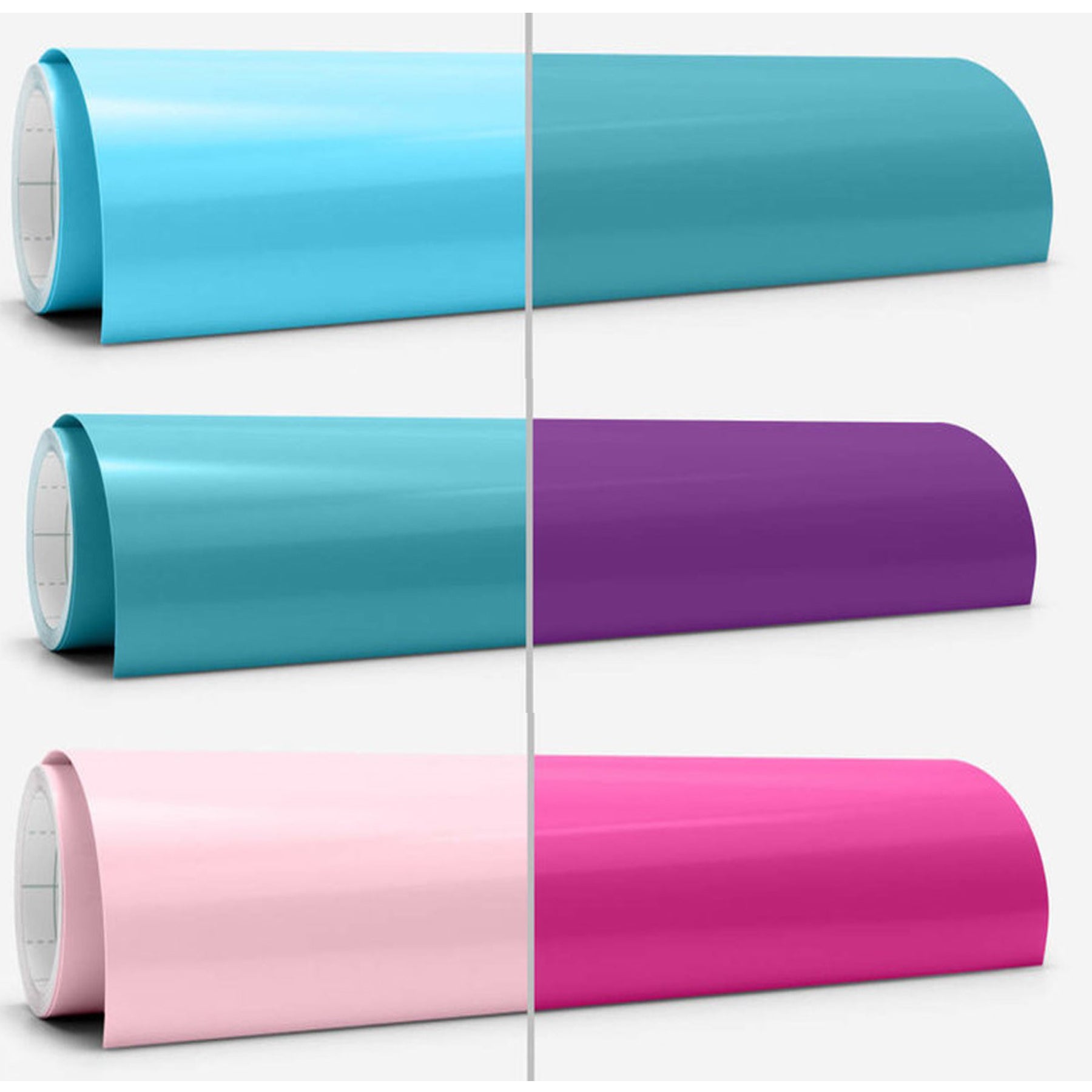Crealive Cricut Farbwechsel Vinylfolie - Kälteaktiviert / Color-Changing Vinyl Permanent Cold-Activate Setze dieses faszinierende Material der Kälte aus und beobachte, was passiert: WOW. Das Vinyl verändert bei Temperaturen unter 10 ºC seine Farbe. Trage es auf dein Lieblingsglas oder Schale auf, und serviere etwas Kaltes darin; Die Folie kann natürlich mit allen handelsüblichen Schneidemaschinen geschnitten werden, nebst Cricut z. B. auch Silhouette, Brother oder Siser.