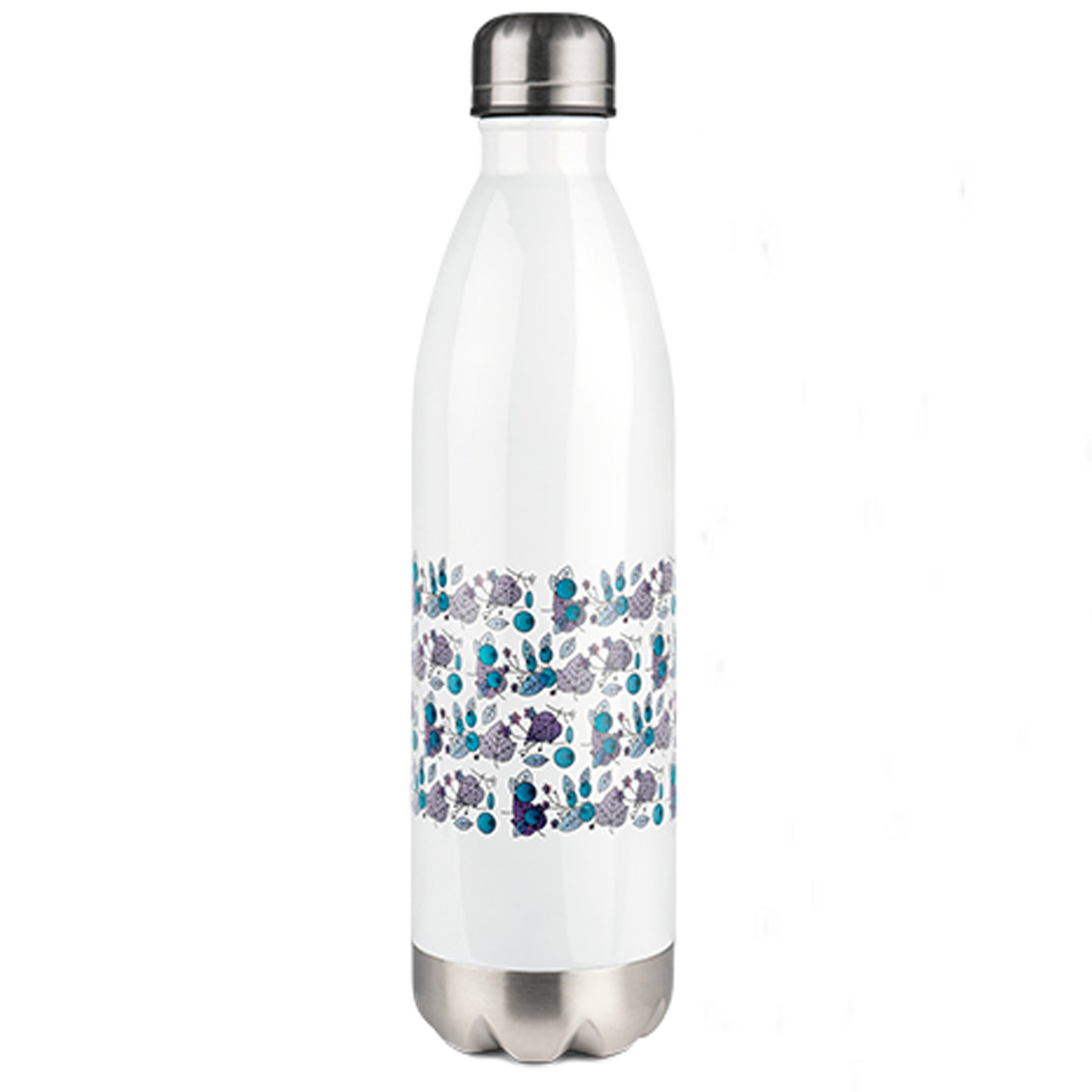 Crealive Sublistar® Edelstahl-Thermoflasche, 750 ml, Weiss, Sockel und Deckel Silber Diese Sublistar® Edelstahl-Thermoflasche hat ein Fassungsvermögen von 750 ml, ist weiss und der Deckel und Sockel in silber gehalten. Trinkgefässe aus Edelstahl - die halten dicht! Einen besonders heissen Trinkgenuss bietet diese bedruckbare Thermoflasche für Sport, Freizeit oder Büro. Durch die Doppelwandkonstruktion bleibt Heisses lange heiss und Kaltes lange kalt. Inhalt: 1 Edelstahl-Thermoflasche