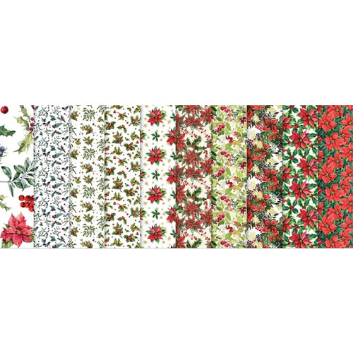 Crealive Premium Paper Pad 180 g/m2 - 12’’ x 12’’ - Festive Flora Spezifikationen: 12’’ x 12’’ (30.5 cm x 30.5 cm) 180 g/m2 beidseitig bedruckt säure- und ligninfrei 20 Designs Inhalt: 30 Bogen 20 Designs beidseitig bedruckt Dieses Paper Pad / Designpapier ist geeignet für: Karten Karten-Verzierungen Kuverts Geschenkboxen & Verpackungen Plotten Scrapbooking