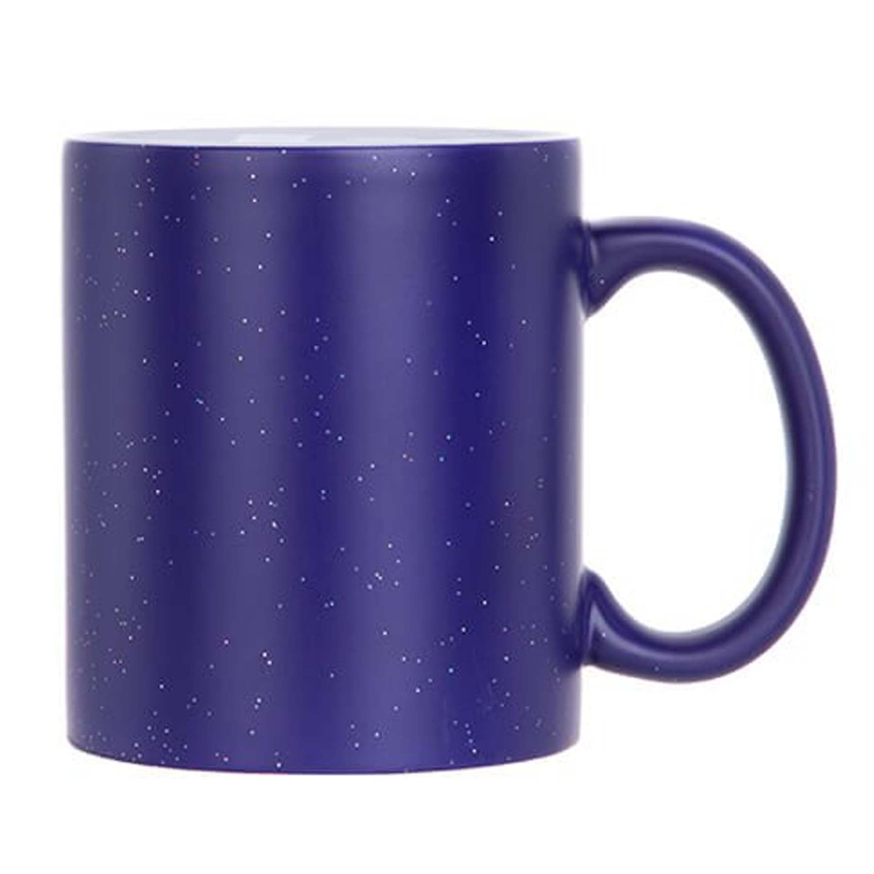 Crealive Glitzertasse Farbwechseltasse 11oz - Blau Die tolle Glitzertasse mit Farbwechsel-Effekt ist ein echter Hingucker und Du kannst die beschenkte Person besonders Überraschen. Beim Eingiessen eines heissen Getränks verfärbt sich die Tasse von Blau in Weiss und dein aufgepresstes Motiv wird sichtbar. Sie ist für den Sublimationsdruck / Infusible Ink und lässt sich auf unzählige Arten gestalten. Inhalt: 1 Glitzer-Farbwechseltasse in Blau