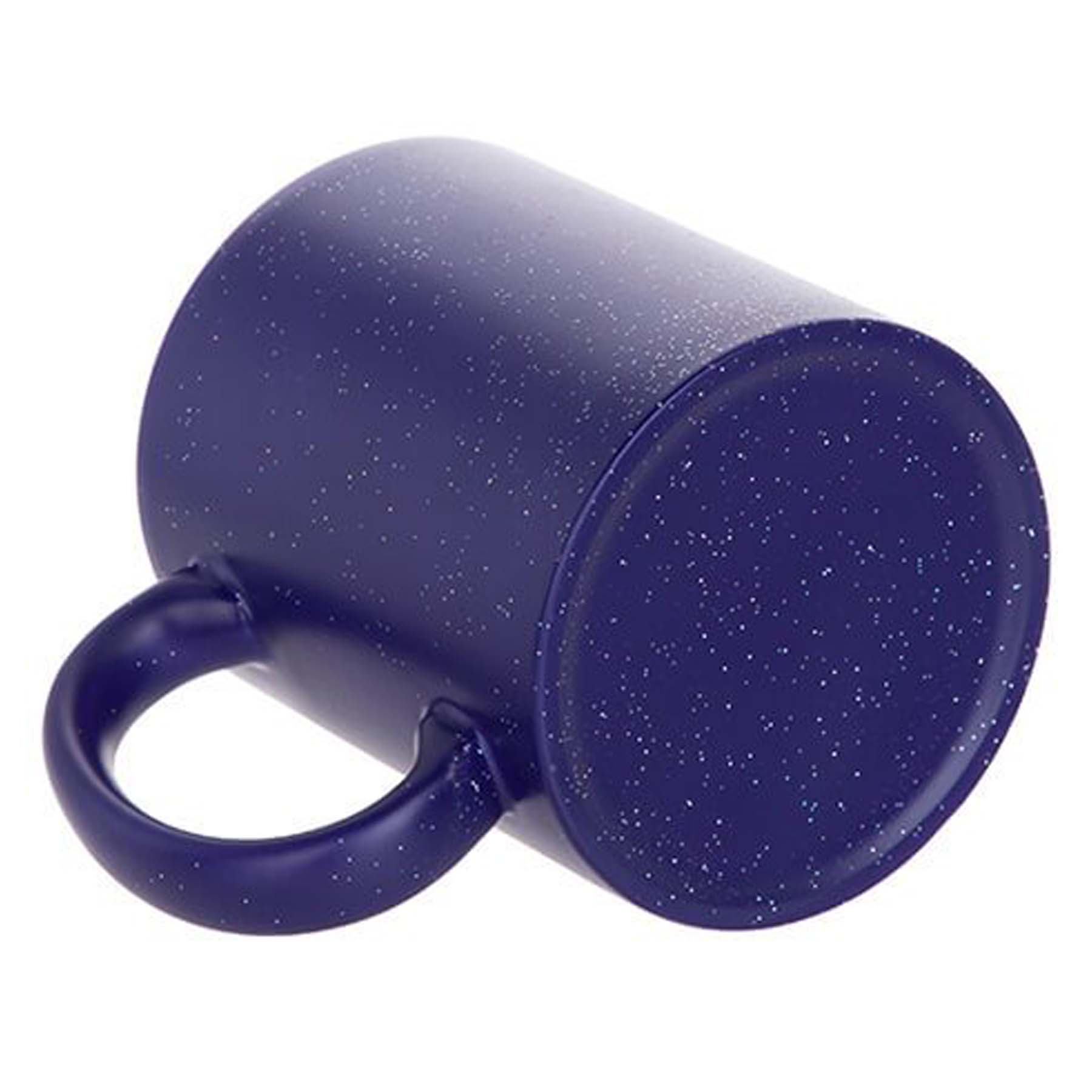 Crealive Glitzertasse Farbwechseltasse 11oz - Blau Die tolle Glitzertasse mit Farbwechsel-Effekt ist ein echter Hingucker und Du kannst die beschenkte Person besonders Überraschen. Beim Eingiessen eines heissen Getränks verfärbt sich die Tasse von Blau in Weiss und dein aufgepresstes Motiv wird sichtbar. Sie ist für den Sublimationsdruck / Infusible Ink und lässt sich auf unzählige Arten gestalten. Inhalt: 1 Glitzer-Farbwechseltasse in Blau