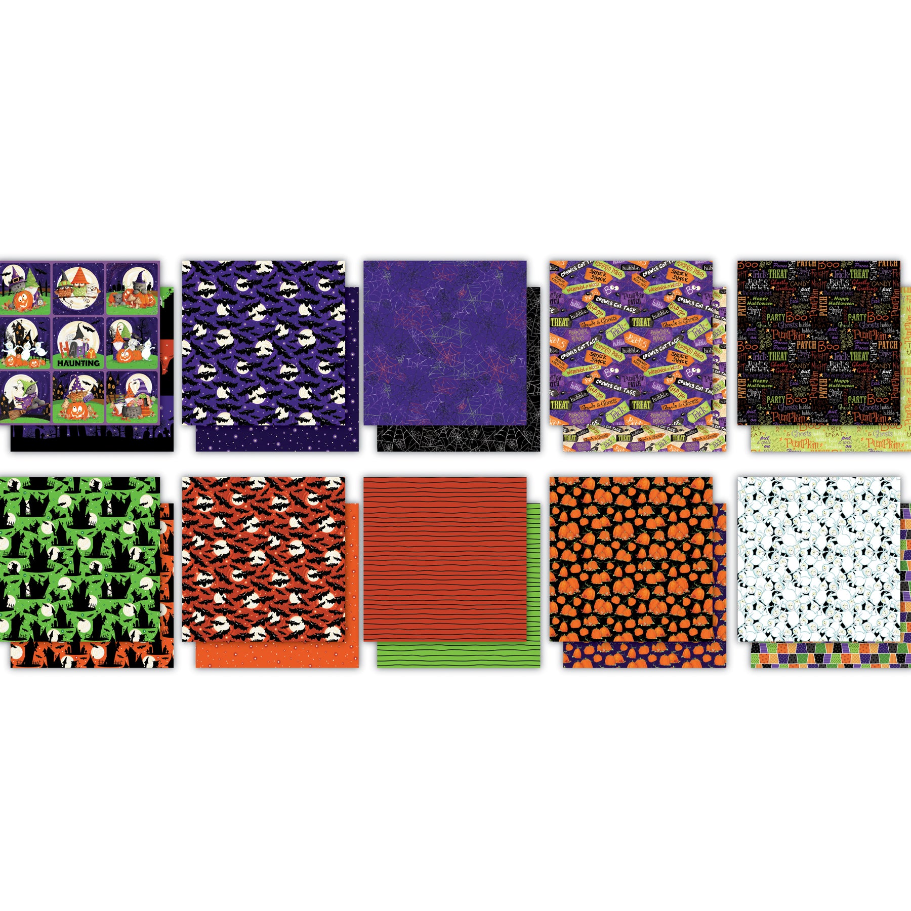 Premium Paper Pad 200 g/m2 & 150 g/m2 - 6’’ x 6’’ - Happy Haunting Inhalt: 40 Bogen 20 Designs beidseitig bedruckt Dieses Paper Pad / Designpapier ist geeignet für: Karten-Verzierungen Verpackungs-Dekoration Plotten Scrapbooking Spezifikationen: 6’’ x 6’’ 15.25 cm x 15.25 cm) 200 g/m2 150 g/m2 Perleffekt Papier beidseitig bedruckt säurefrei lässt sich gut schneiden