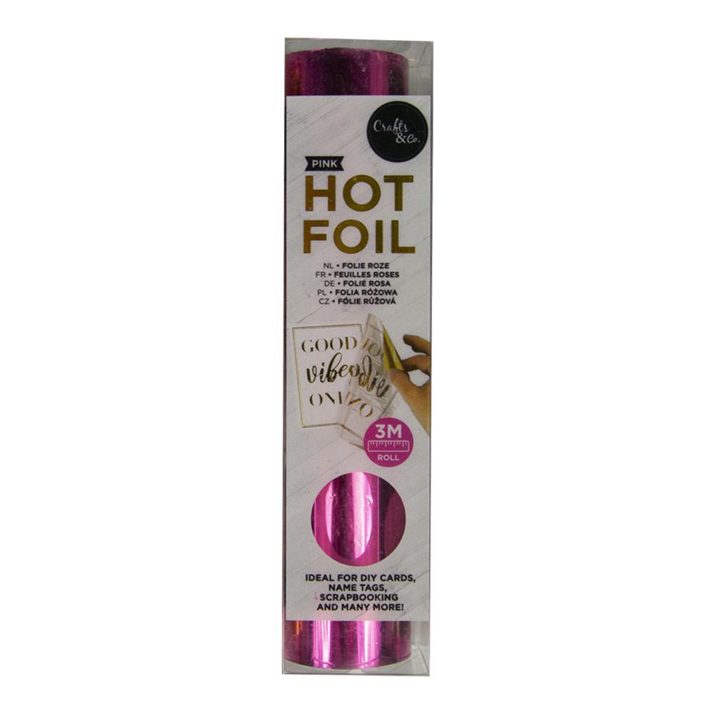 Hot Foil - Pink Mit dieser Hot Foil kannst Du direkt loslegen und die tollsten Werke kreieren mit dem Hot Foil Applicator Starter Kit. Diese Hot Foil hat die Abmessungen 15 cm x 300 cm. Mit Hot Foil kreierst Du die tollsten Karten, Namensschilder, und viel mehr!