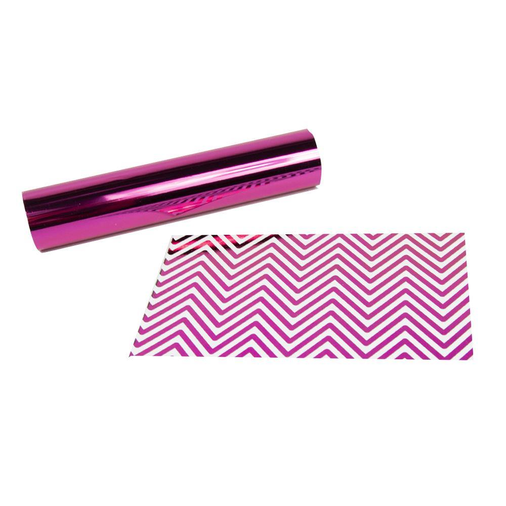 Hot Foil - Pink Mit dieser Hot Foil kannst Du direkt loslegen und die tollsten Werke kreieren mit dem Hot Foil Applicator Starter Kit. Diese Hot Foil hat die Abmessungen 15 cm x 300 cm. Mit Hot Foil kreierst Du die tollsten Karten, Namensschilder, und viel mehr!