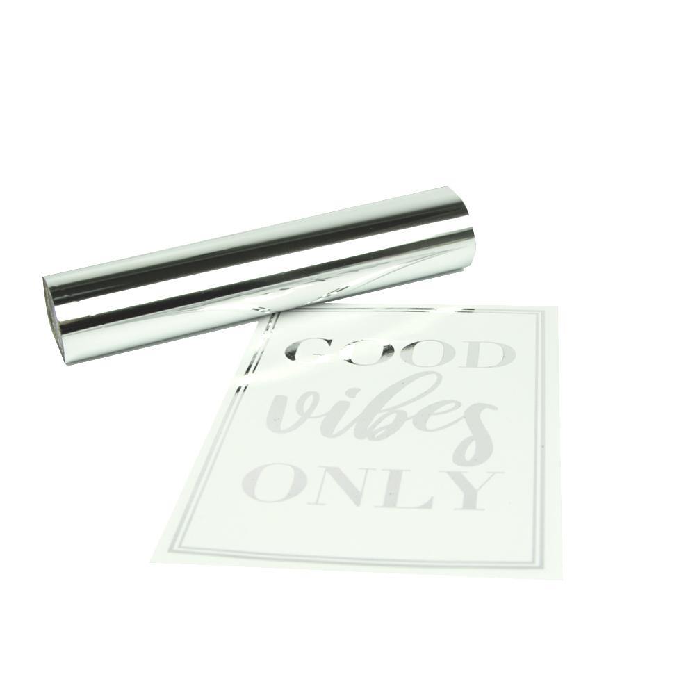 Hot Foil - Silber Mit dieser Hot Foil kannst Du direkt loslegen und die tollsten Werke kreieren mit dem Hot Foil Applicator Starter Kit. Diese Hot Foil hat die Abmessungen 15 cm x 300 cm. Mit Hot Foil kreierst Du die tollsten Karten, Namensschilder, und viel mehr!
