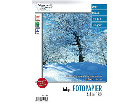 Inkjet Fotopapier matt 180 g/m2 - A4 - Arktik - Crealive