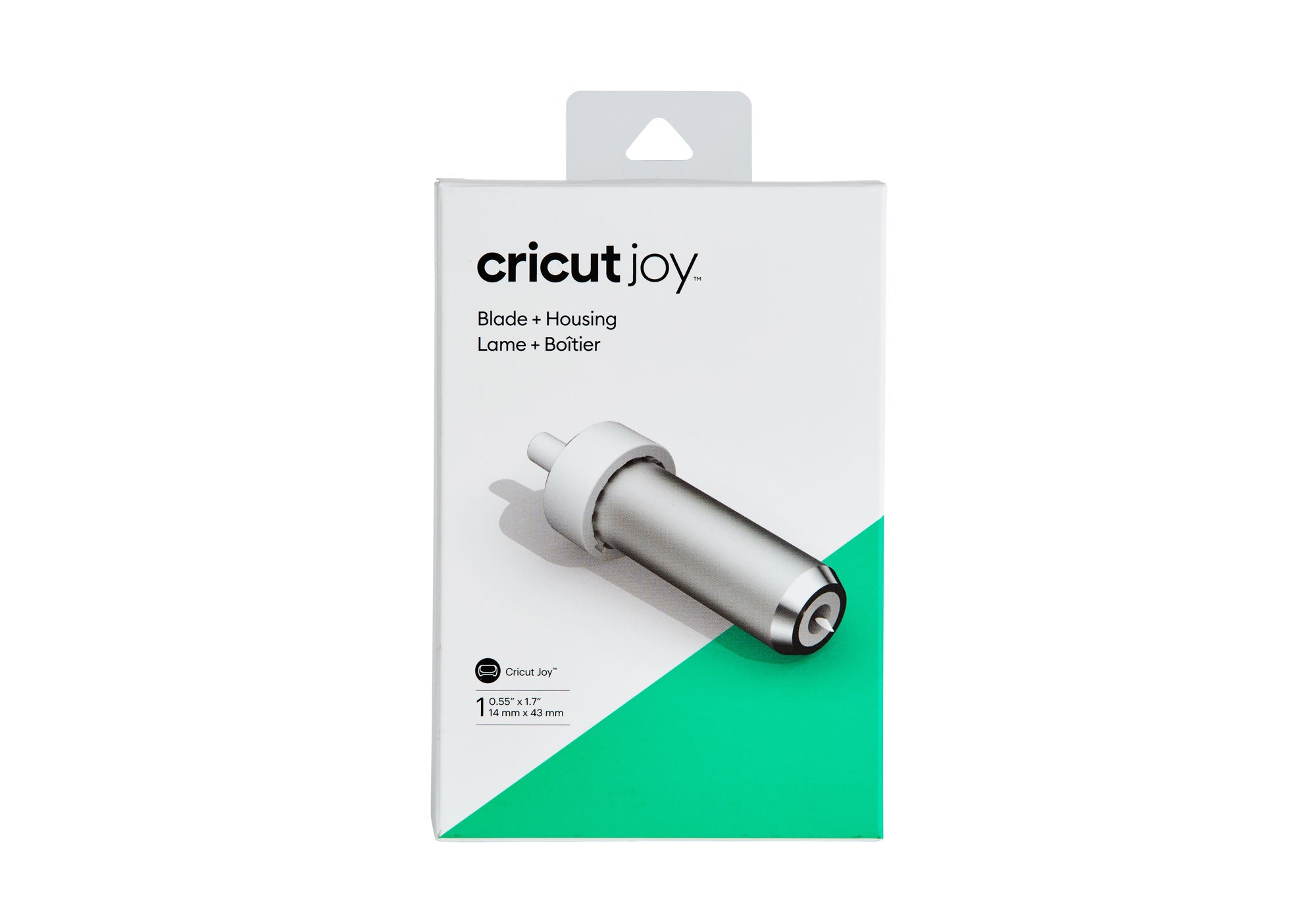 Cricut Joy Messer mit Halterung - Blade Housing Das Joy Messer mit Gehäuse ist widerstandsfähig gegen Abnutzung und Bruch, um die meisten leichten bis mittel-schweren Materialien, einschliesslich Karton, Vinyl, Bügelfolien und mehr, schön zu schneiden. Bei Bedarf solltest Du die Klinge austauschen, so dass Du immer die besten Ergebnisse hast. Inhalt: 1 Klingengehäuse 1 Klinge Das Joy Messer ist geeignet für: Papier Karton Bügelfolien Vinyl