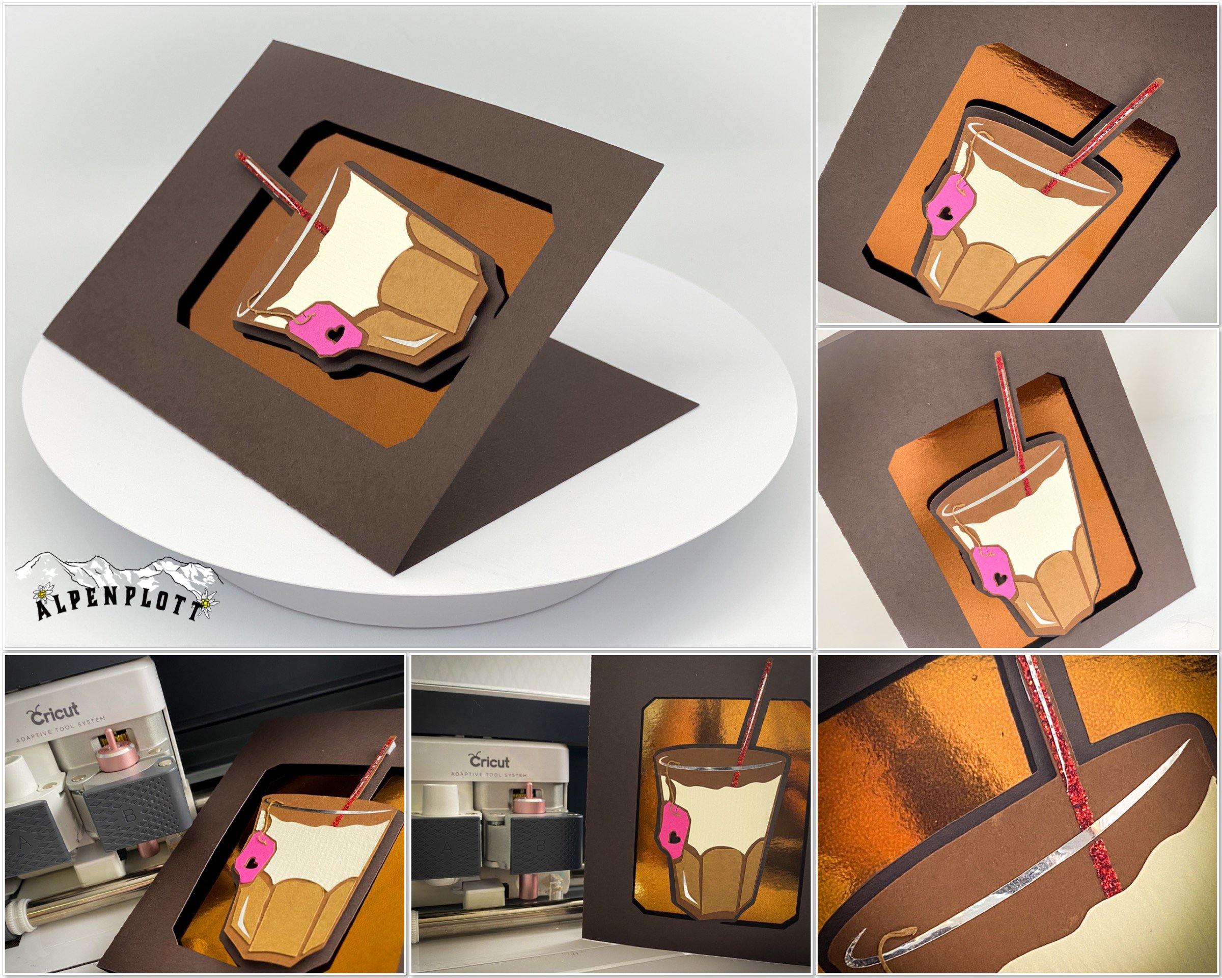 Plotter-Datei von Alpenplott: Latte Karte Beachte bitte: Gutes Papier oder hochwertige Folie und scharfe Messer sind Voraussetzung, damit filigrane Dateien auch gelingen und Du Freude hast an den beplotteten Werke. Dateiformat: SVG* (Mindestvoraussetzung Silhouette Studio Designer Edition oder höher, Cricut DS oder andere Schneidesoftware, welche das Format SVG lesen kann)