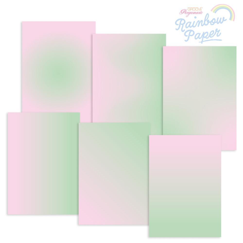 Regenbogen Transparentpapier 140 g/m2 inkl. Regenbogen Papier 80 g/m2 -Rosengarten Spezifikationen: A4 (21.0 cm x 29.7 cm) Transparentpapier 140 g/m2 Papier 80 g/m2 24 Bogen 6 Regenbogen Designs Design: Rosengarten Inhalt: 12 x Transparentpapier 140 g/m2 12 x Papier 80 g/m2 Dieses besondere Regenbogen Transparentpapier in Kombination mit 80 g/m2 Papier lässt sich für vielfältige Bastelkreationen verwenden. Ob Boxen-Deko, Karten-Details, Verpackungen, Laternen