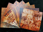 Crealive Paper Pad 200 g/m2 - 12’’ x 12’’ - Rusty Metal     Inhalt:  8 Blatt 8 Designs     Spezifikationen:  12’’ x 12’’ (30.5 cm x 30.5 cm) 200 g/m2 einseitig bedruckt säure- und ligninfrei    Dieses Paper Pad ist geeignet für:  Karten Boxen 3D-Projekte Geschenkboxen & Verpackungen Plotten Scrapbooking