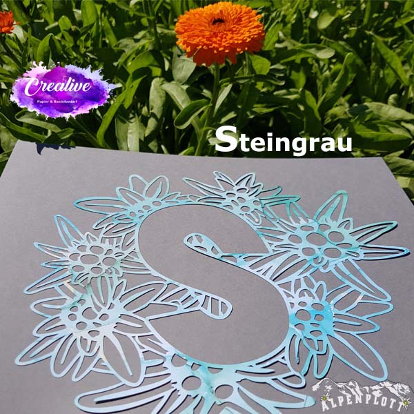 Plotter-Datei von Alpenplott - S-Edelweiss Buchstabe