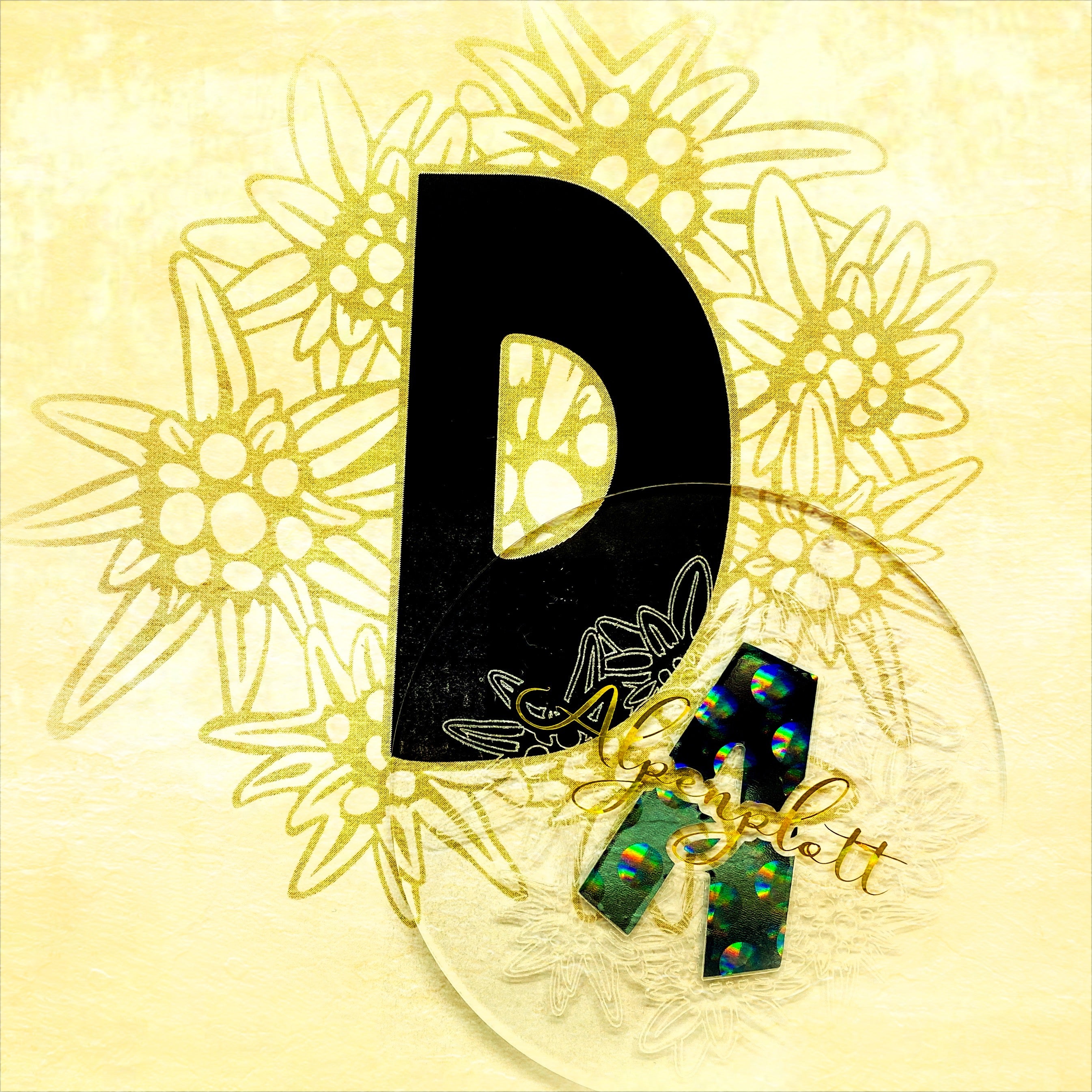 Plotter-Datei von Alpenplott - D-Edelweiss Buchstabe